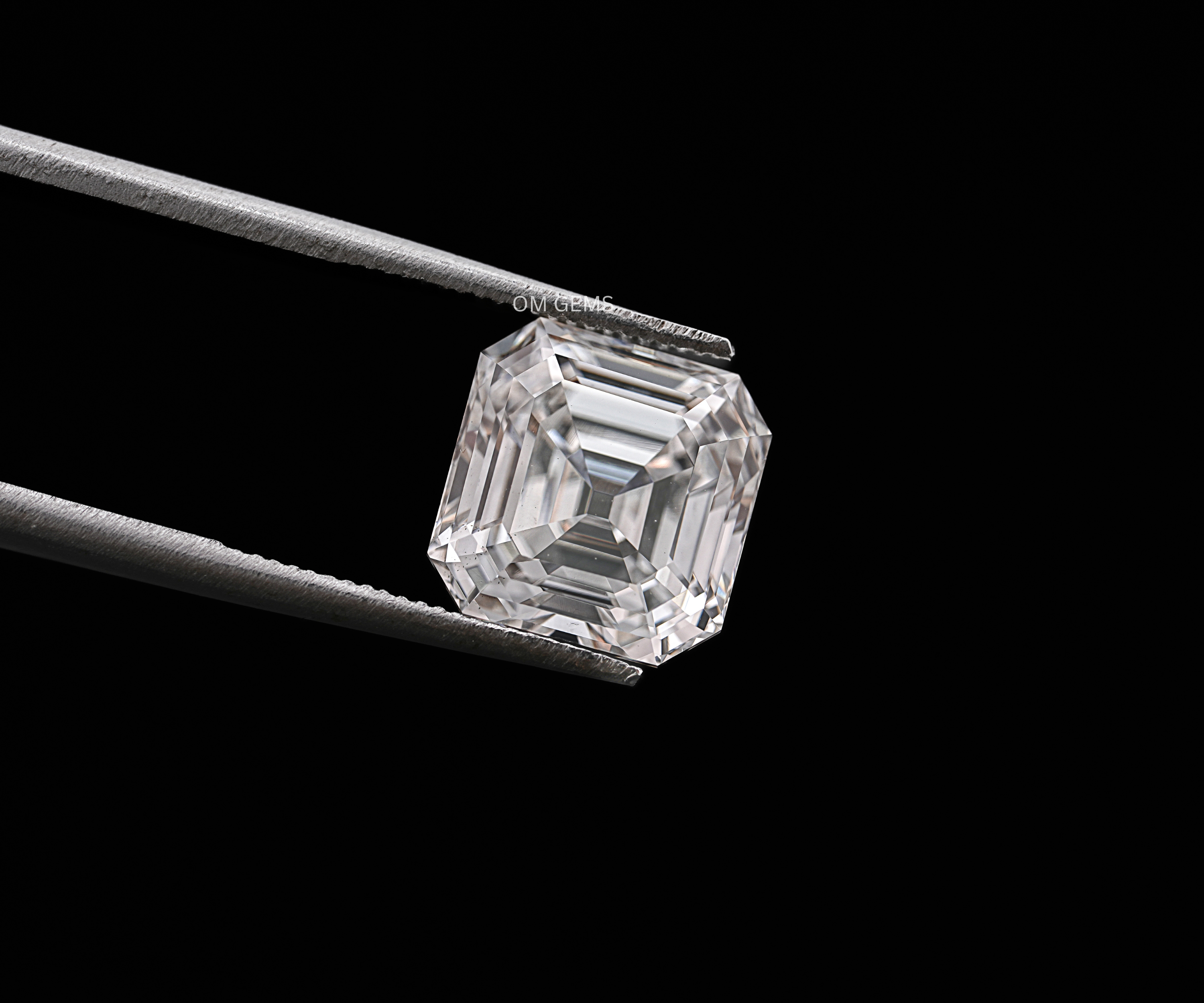 Lab Grown 3.08 CT Asscher Cut Diamond
