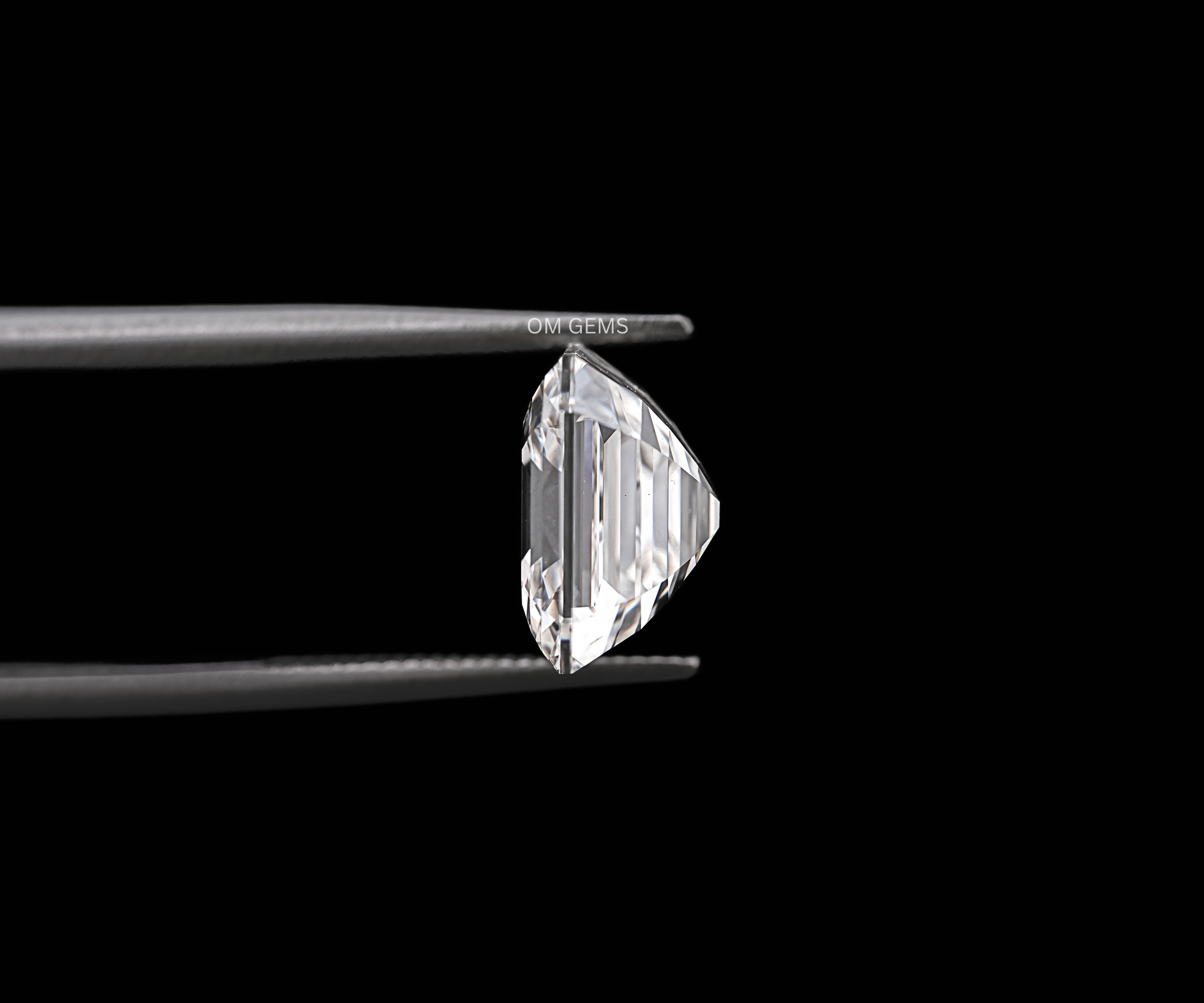 E Color Asscher Cut Lab Grown Diamond