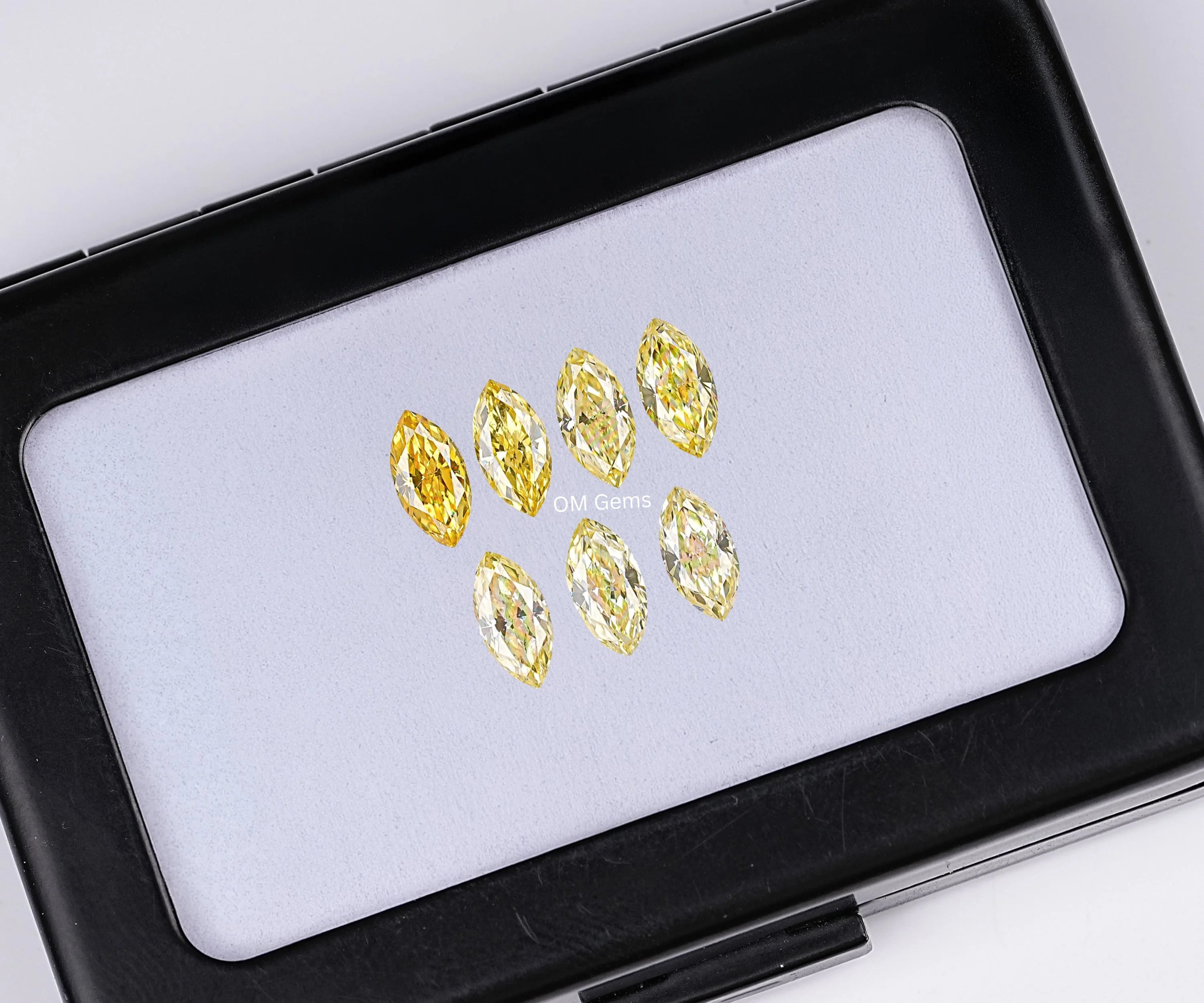 3.0 x 1.50 Yellow Marquise Cut Melee Diamond
