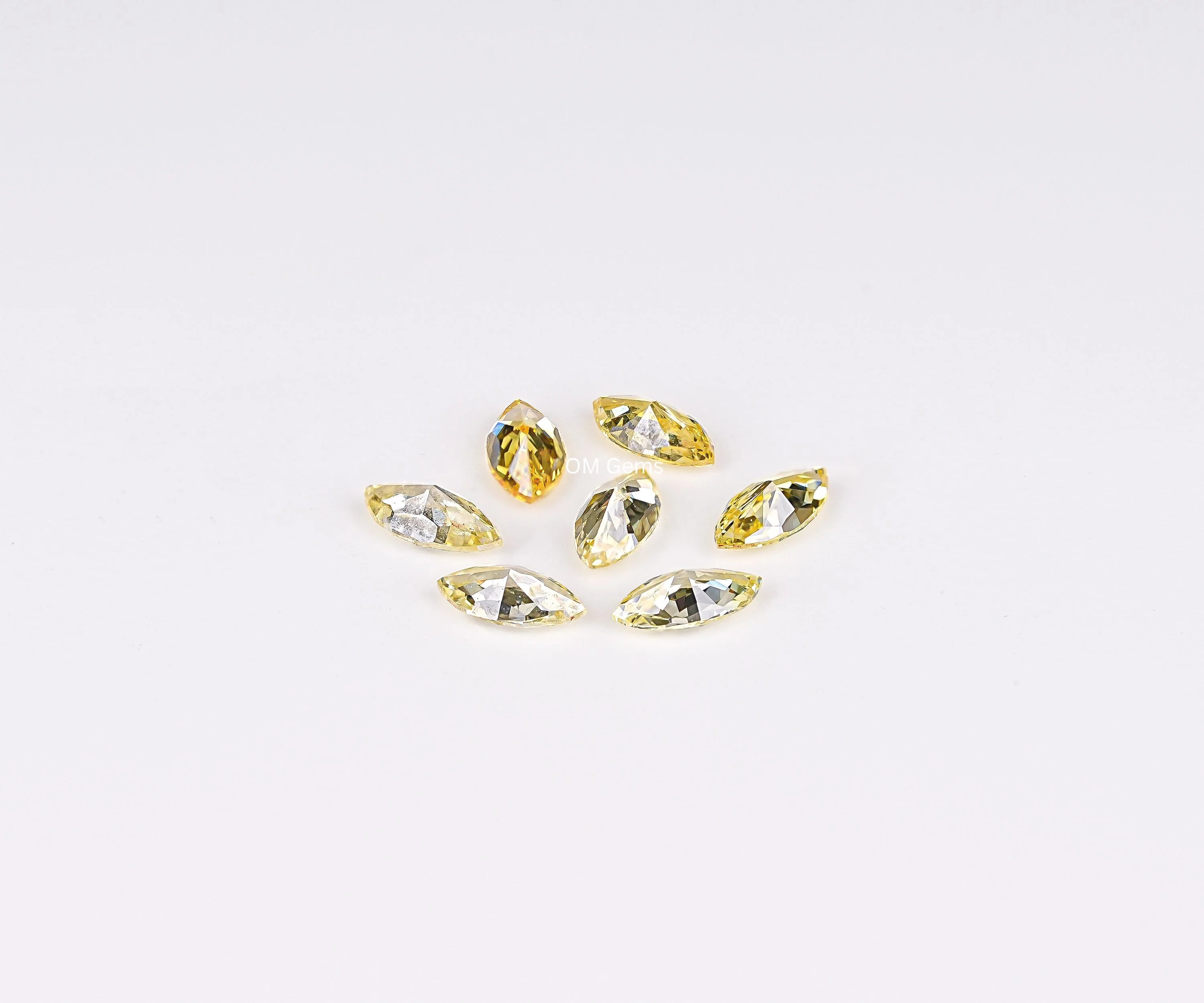 3.0 x 1.50 Yellow Marquise Cut Melee Diamond