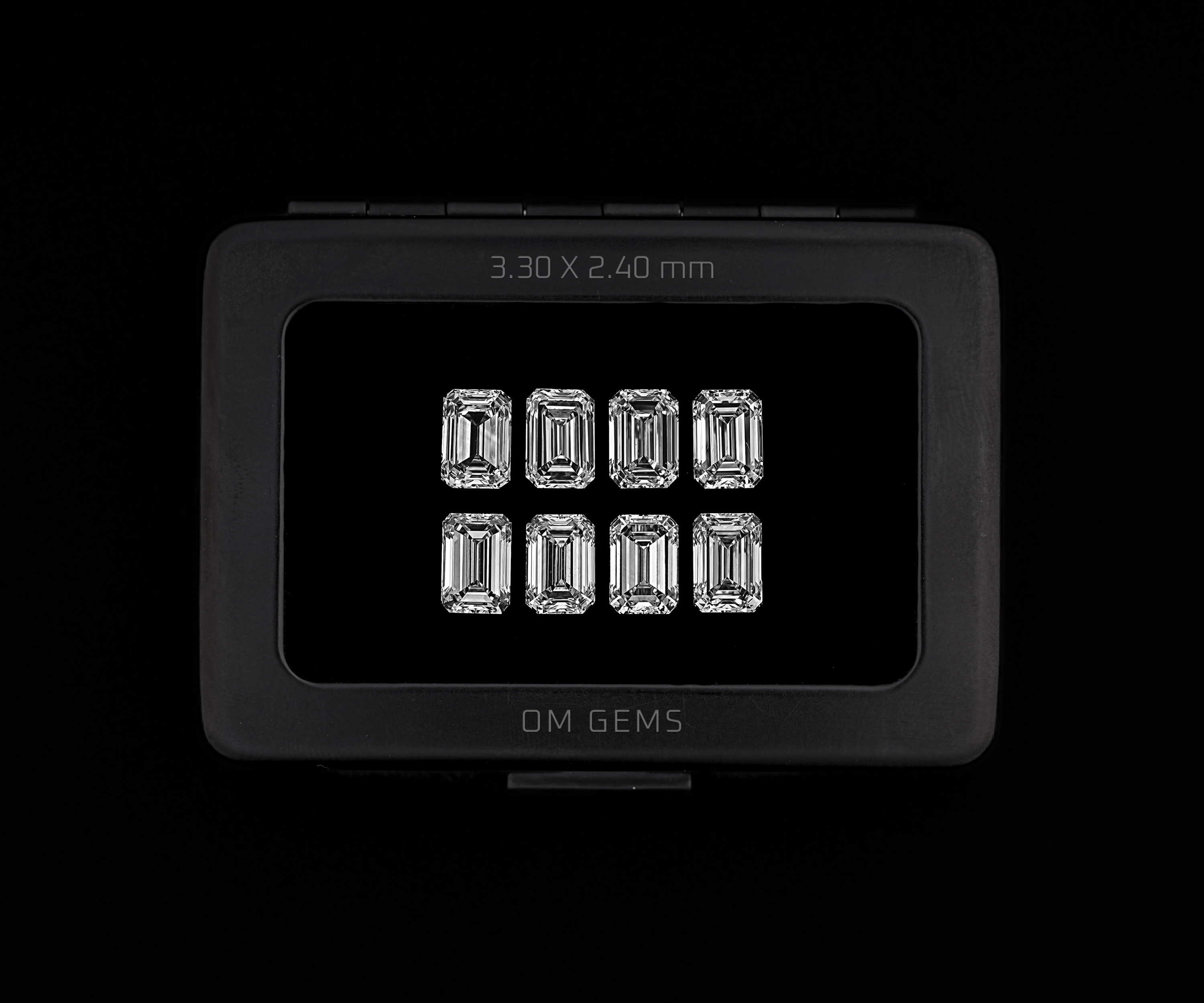 3.3 X 2.4 MM Lab Grown Emerald Cut Loose Diamonds