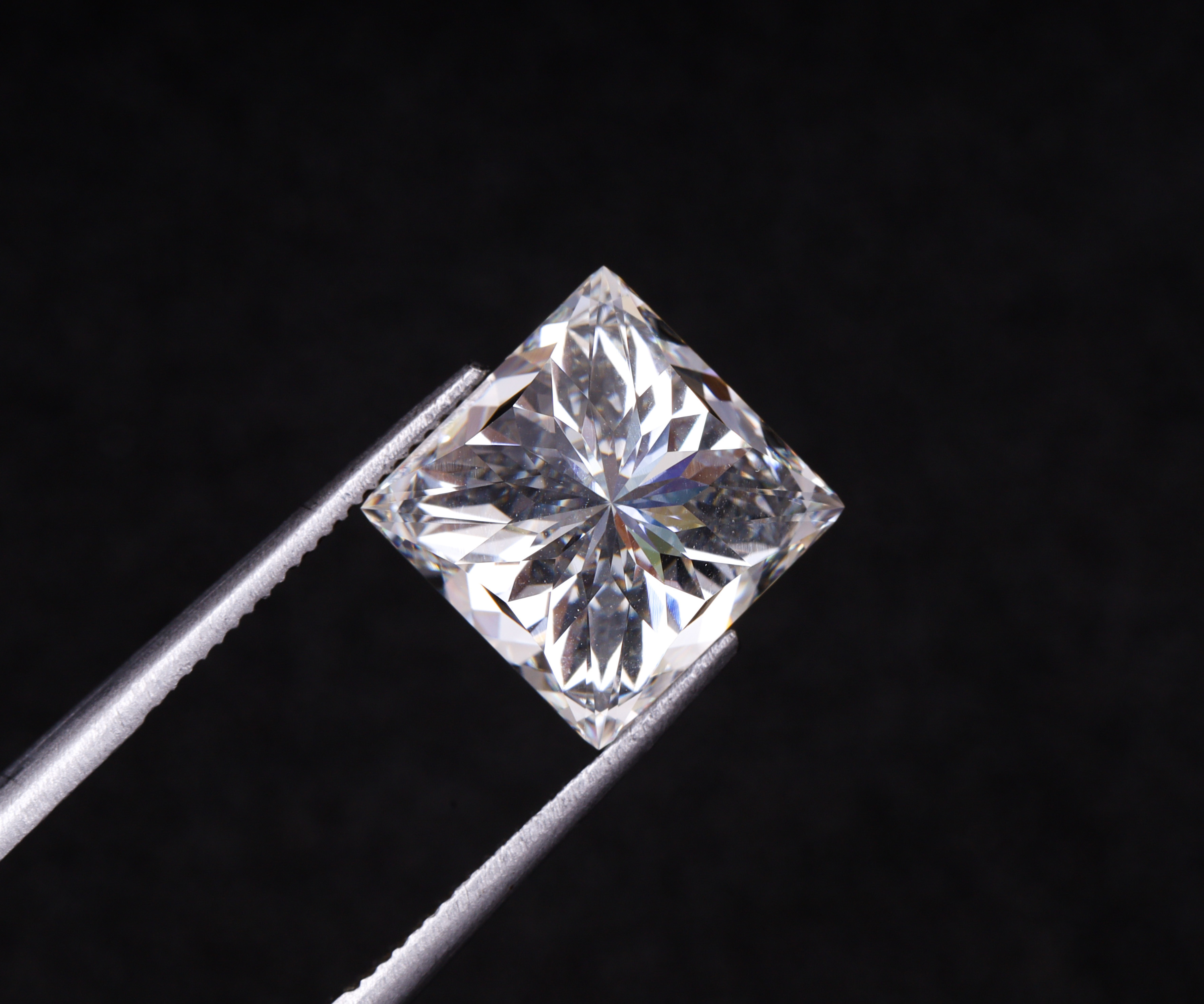 3.47 CT Princess Cut Loose Lab Grown Diamond
