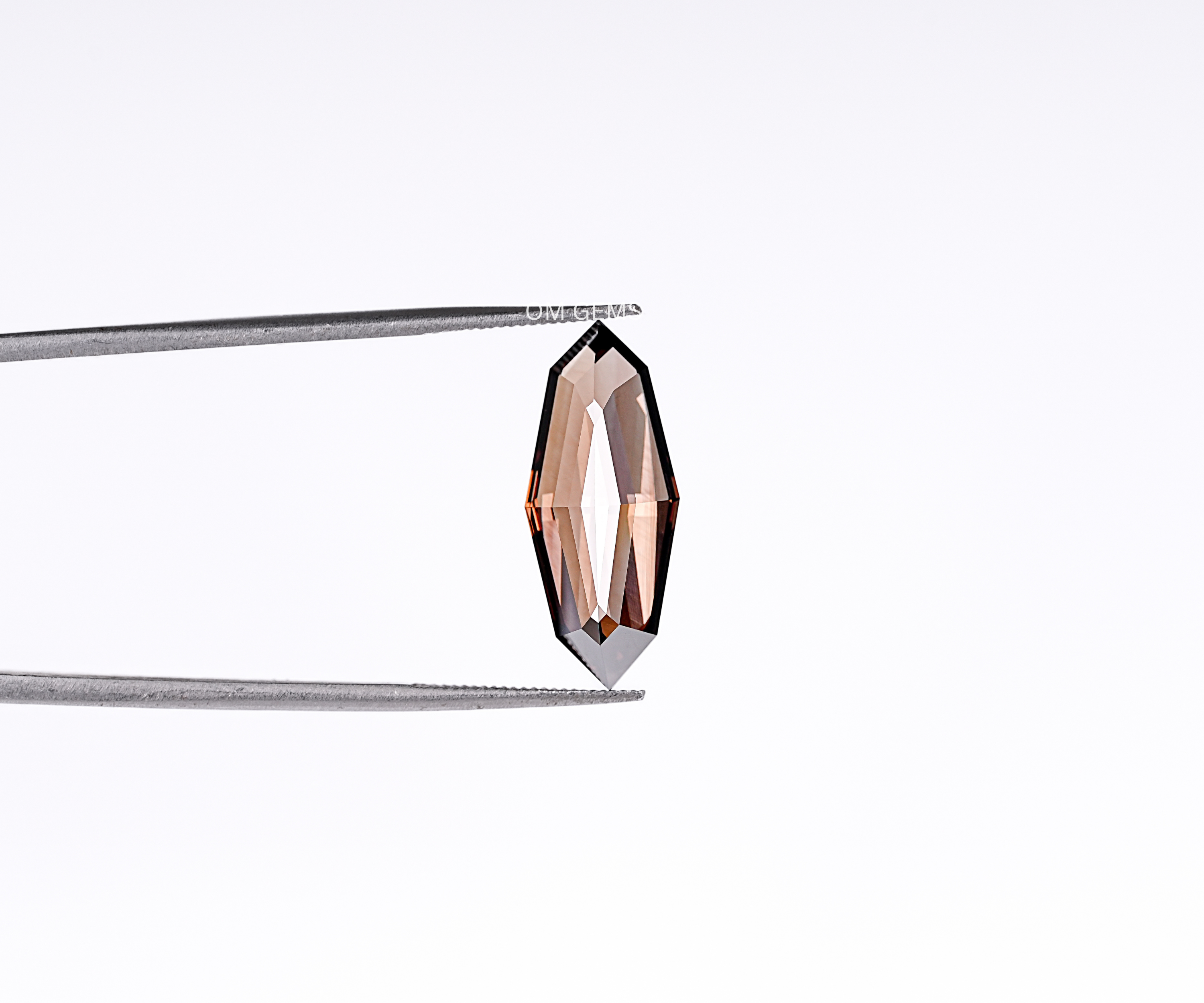 3.99 CT Brown Step Cut Marquise Lab Grown Diamond