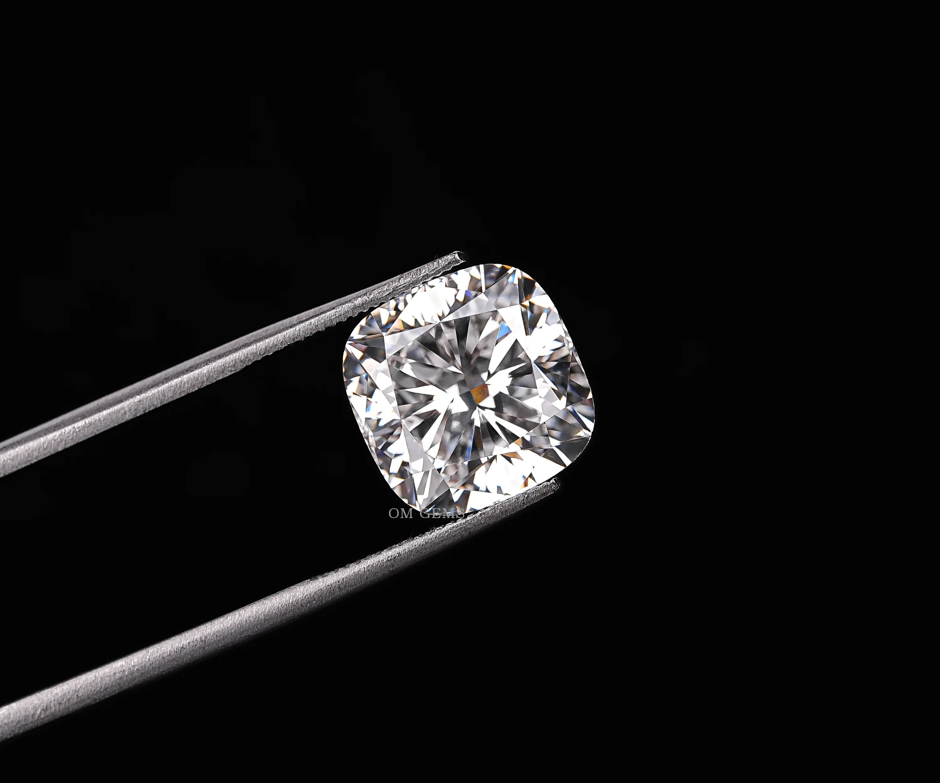 4.59 CT, Square Cushion Brilliant Shape Lab Grown Loose Diamond