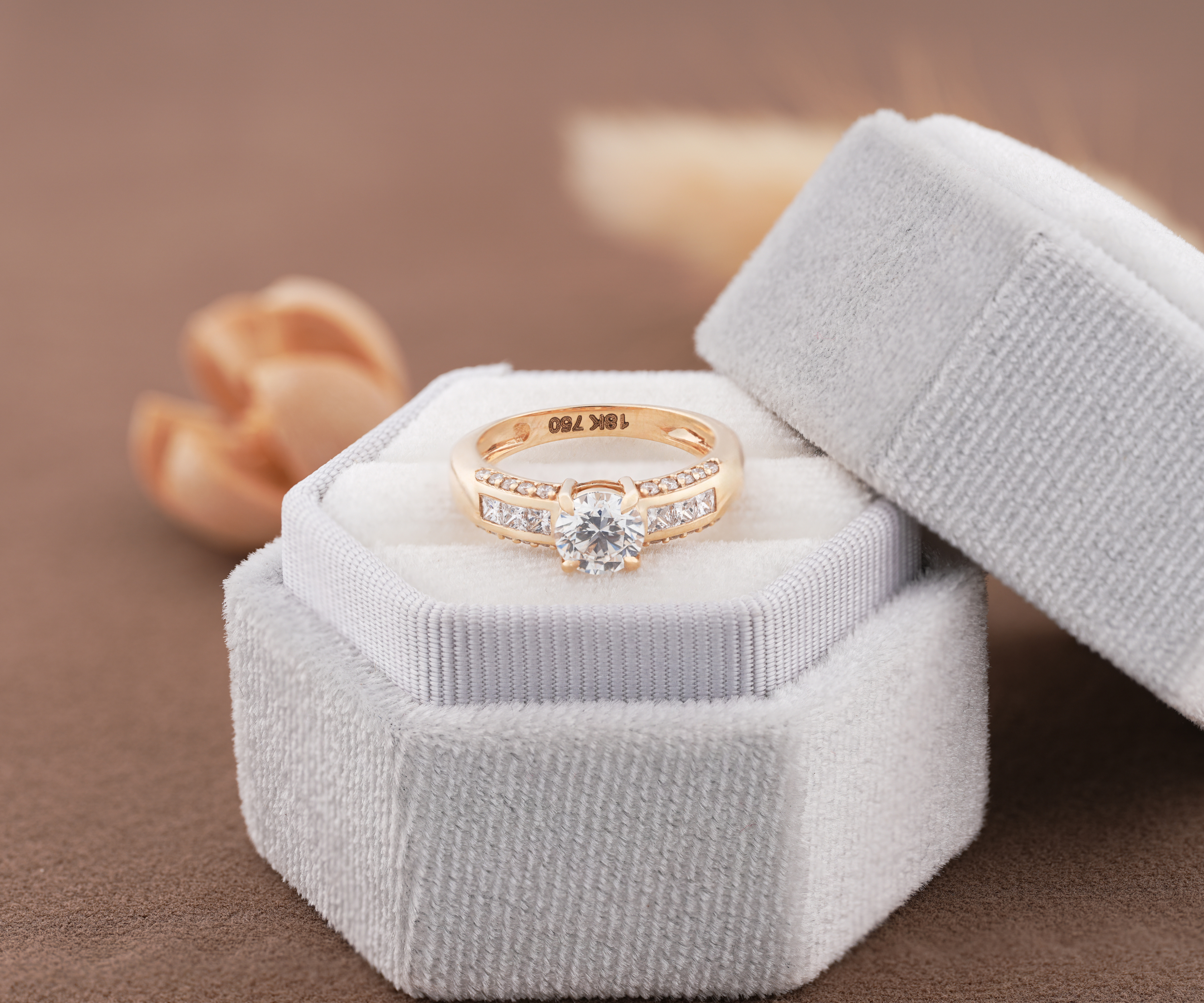 1 CT Round Lab Grown Diamond Channel Set Ring
