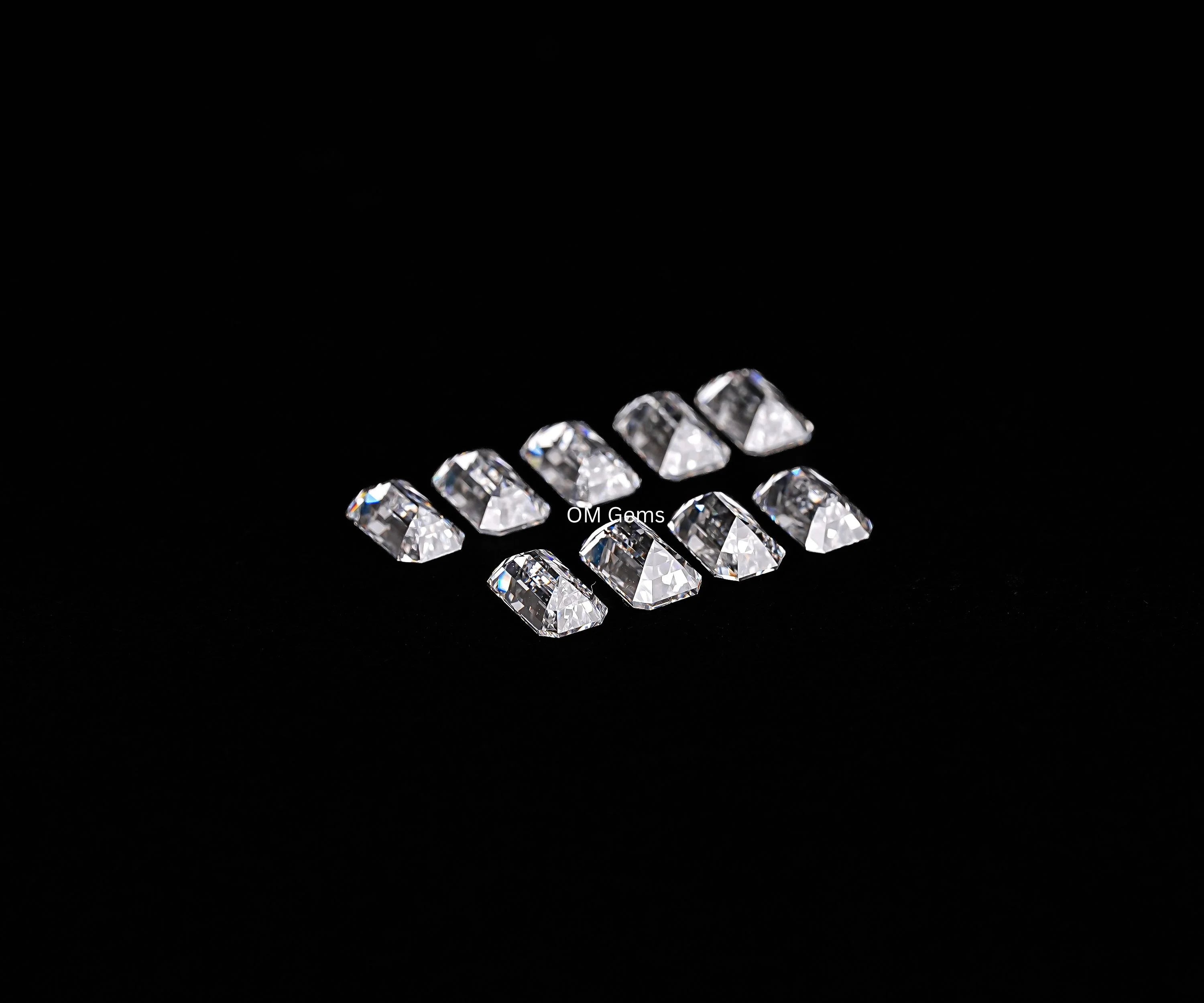 5.0 X 3.0 MM Emerald Shaped Melee Diamond