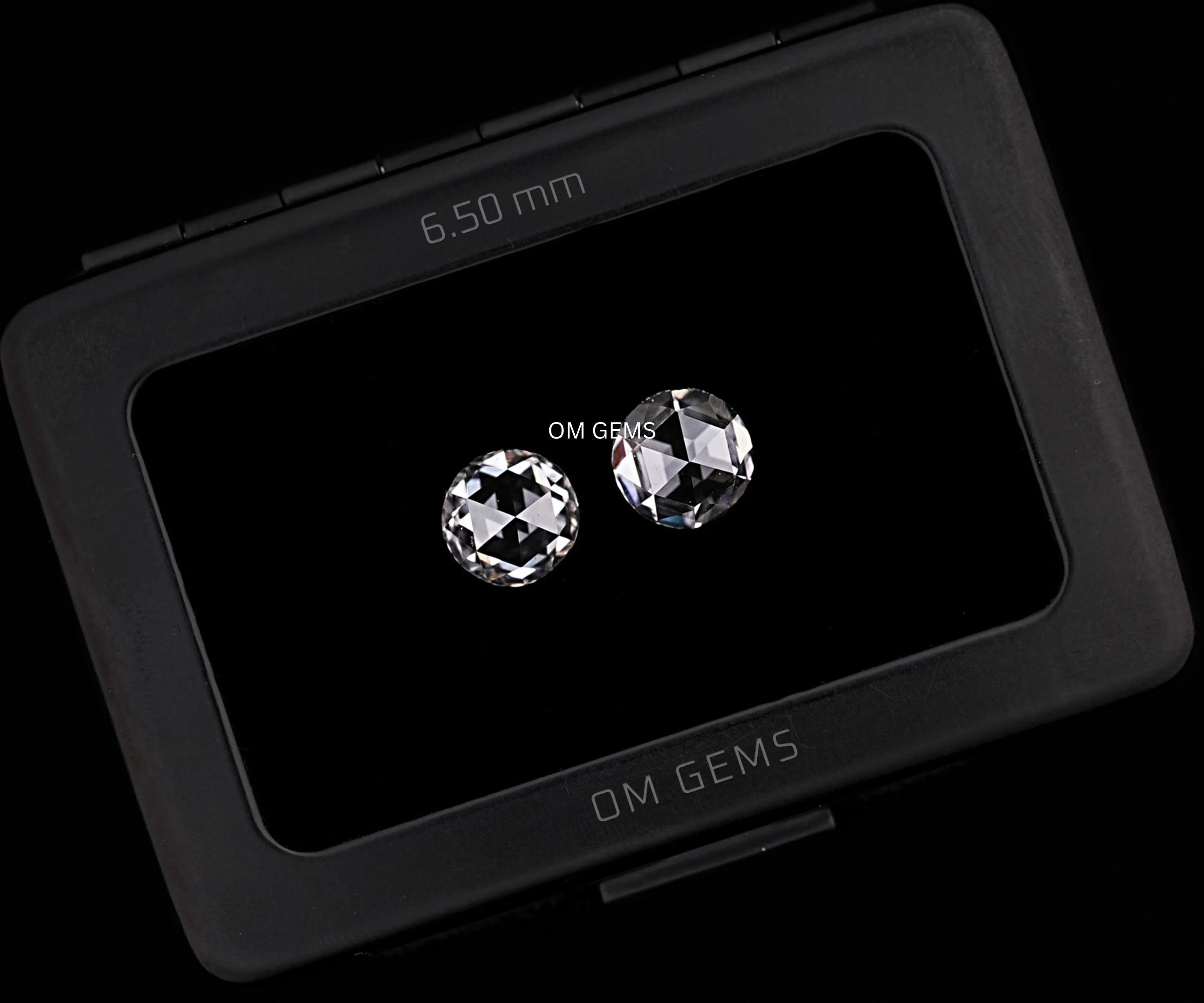 6.50 MM Round Rose Cut Melee Diamond