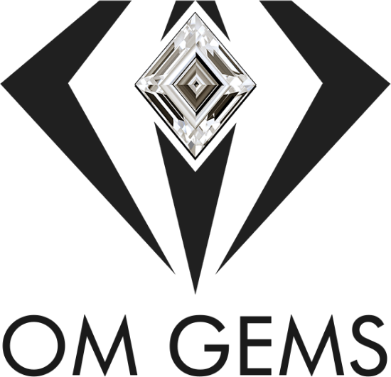 om gems black logo
