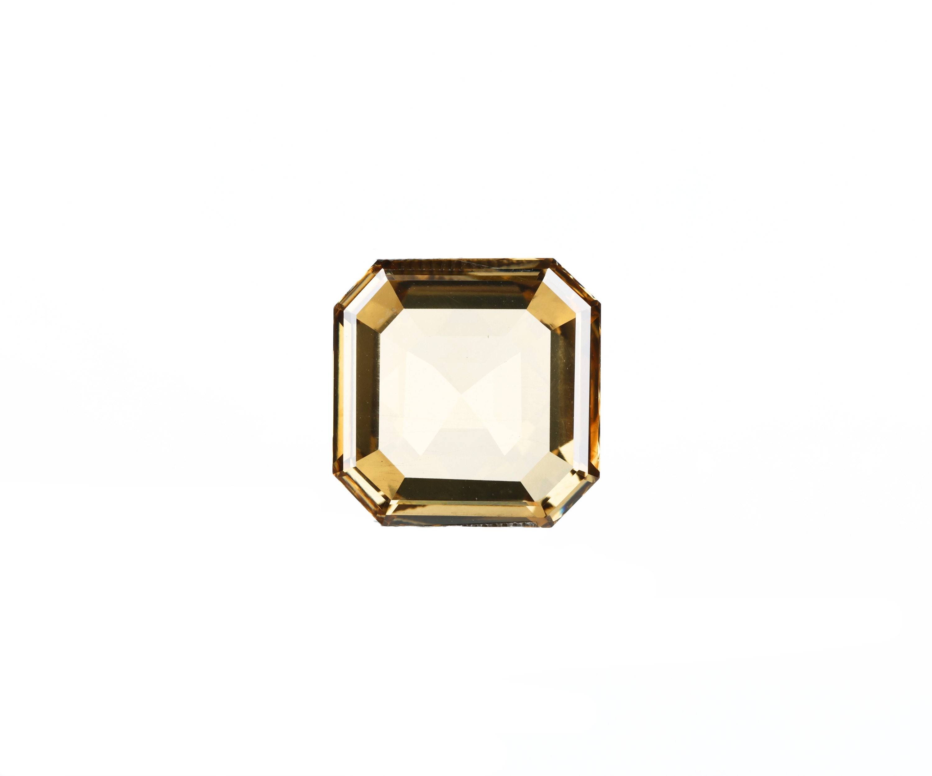 Champagne Asscher Cut Loose Diamond