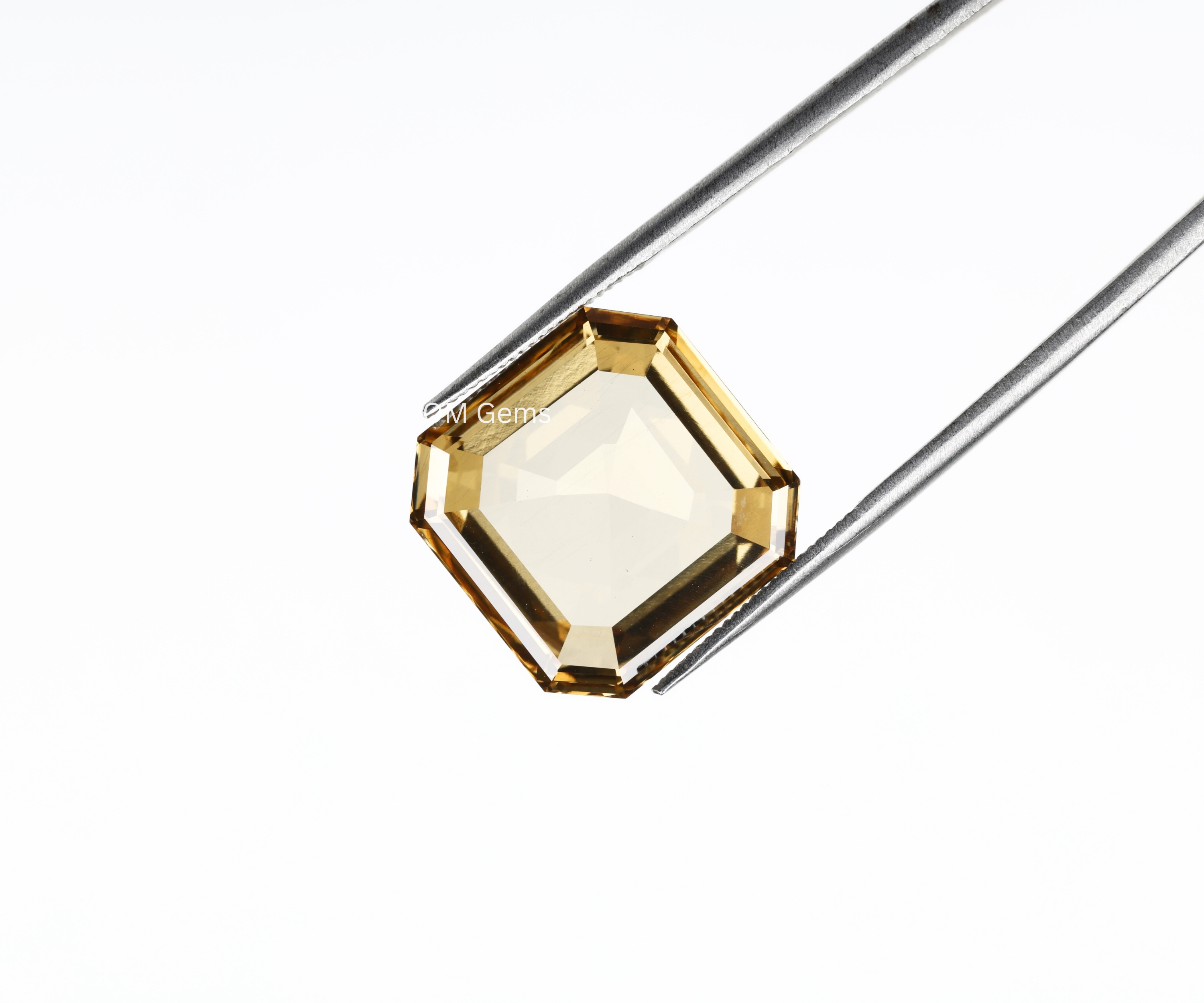 Champagne Asscher Cut Loose Diamond
