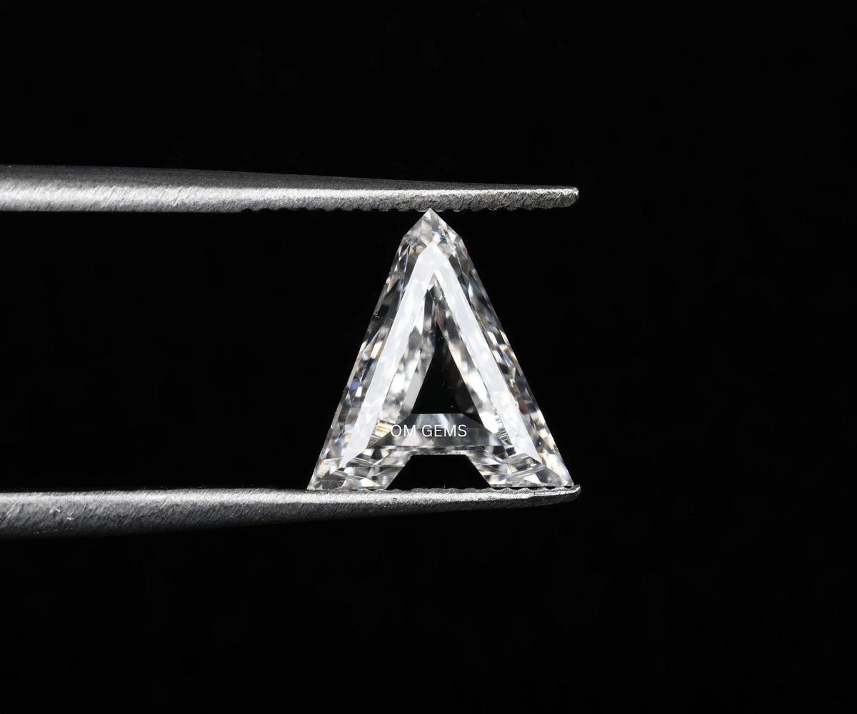 Letter A Alphabet Brilliant Cut Lab Grown Initial Diamond