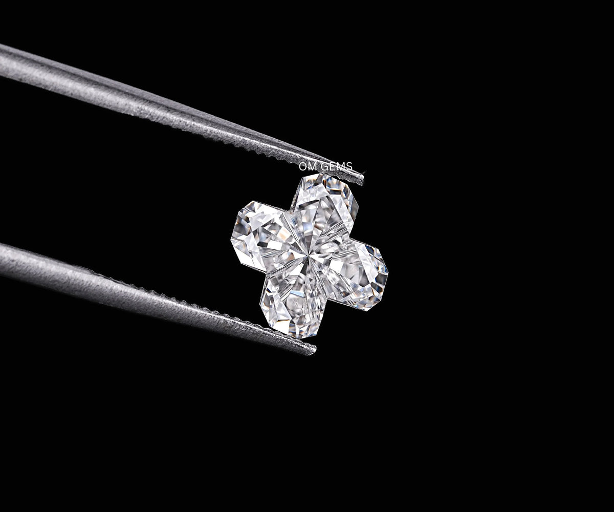 Letter X Alphabet Excellent Cut Lab Grown Initial Diamond