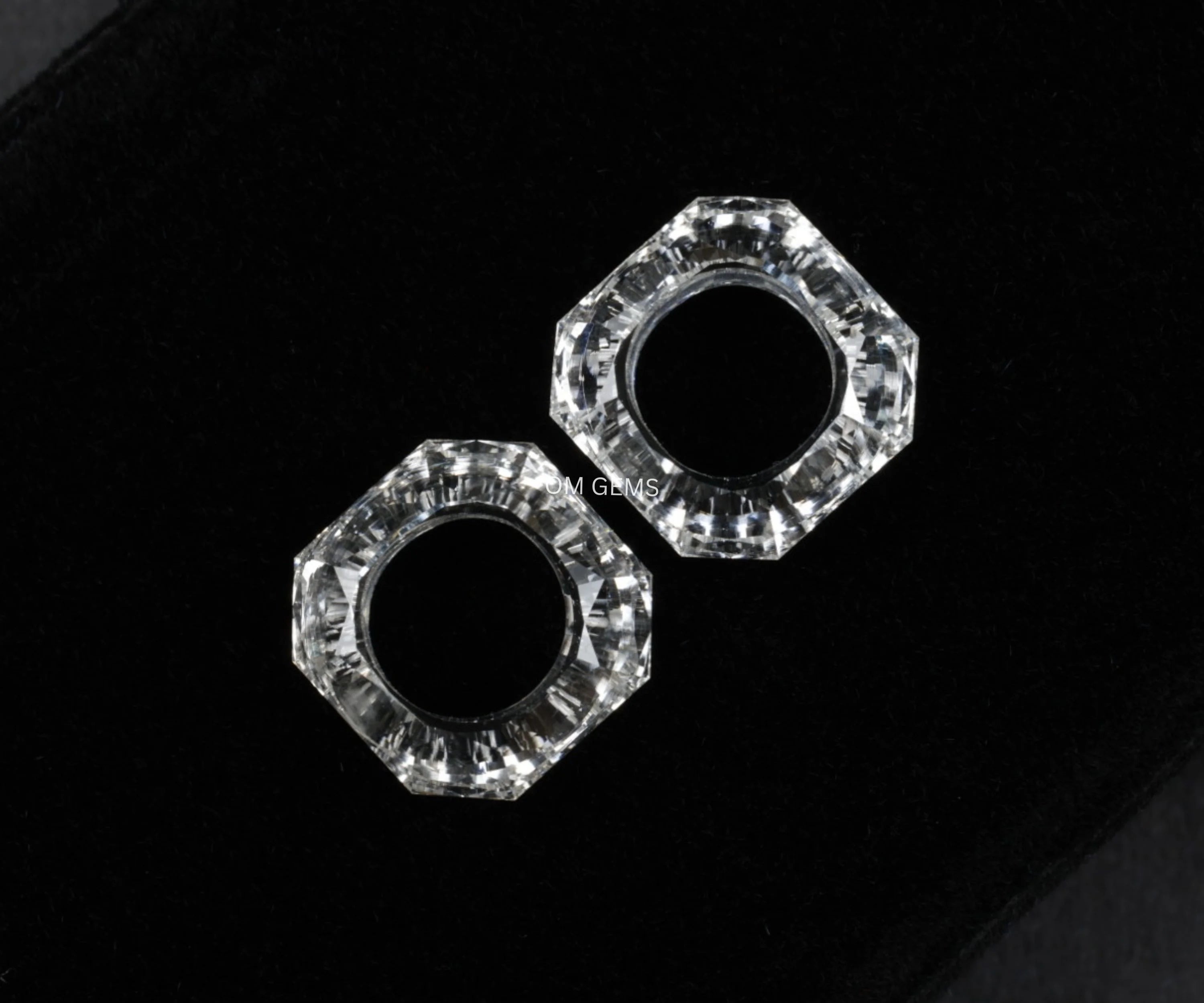 Asscher Cut Lab Diamond Matching Pair
