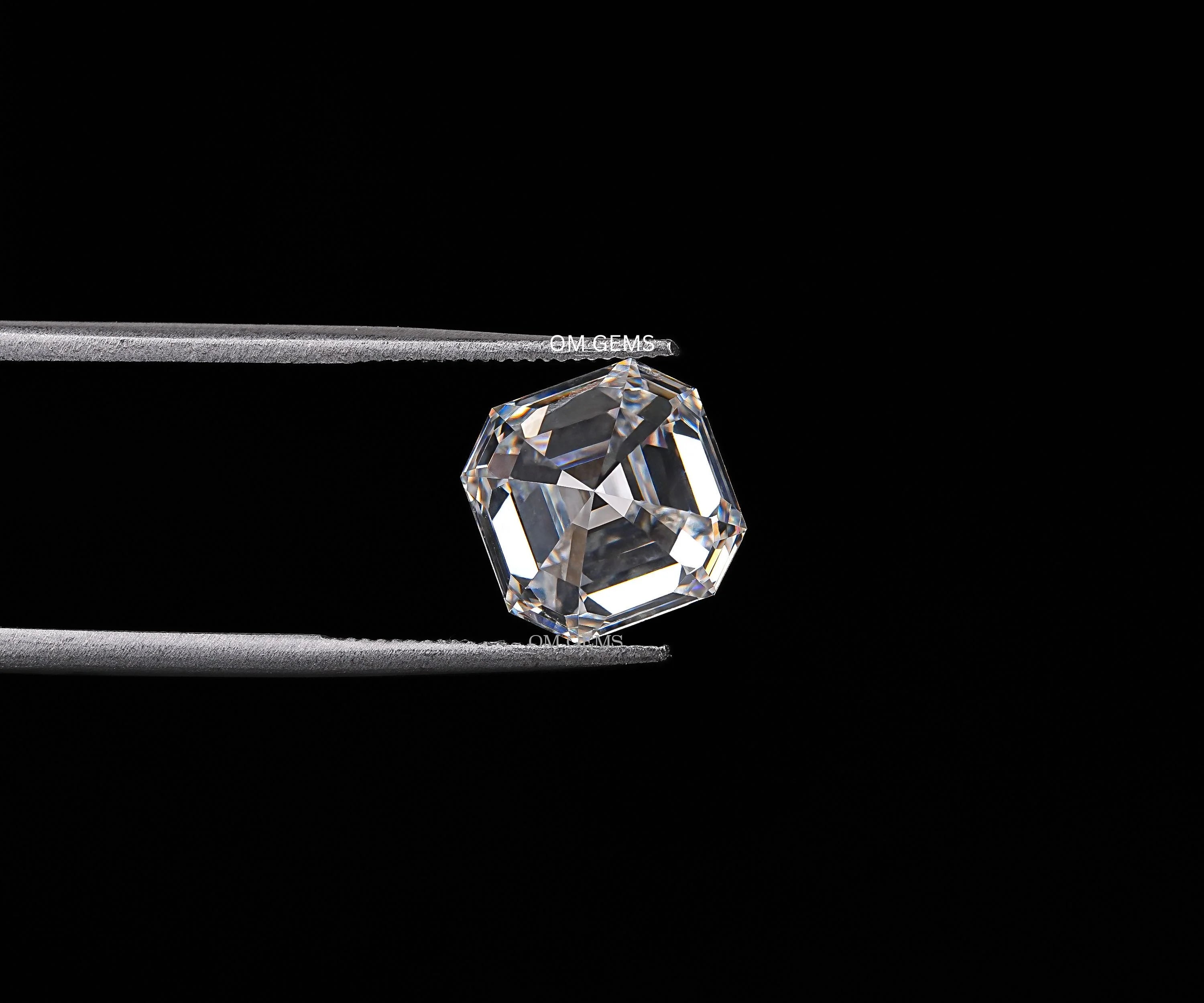 Asscher Cut Lab Grown Loose Diamond