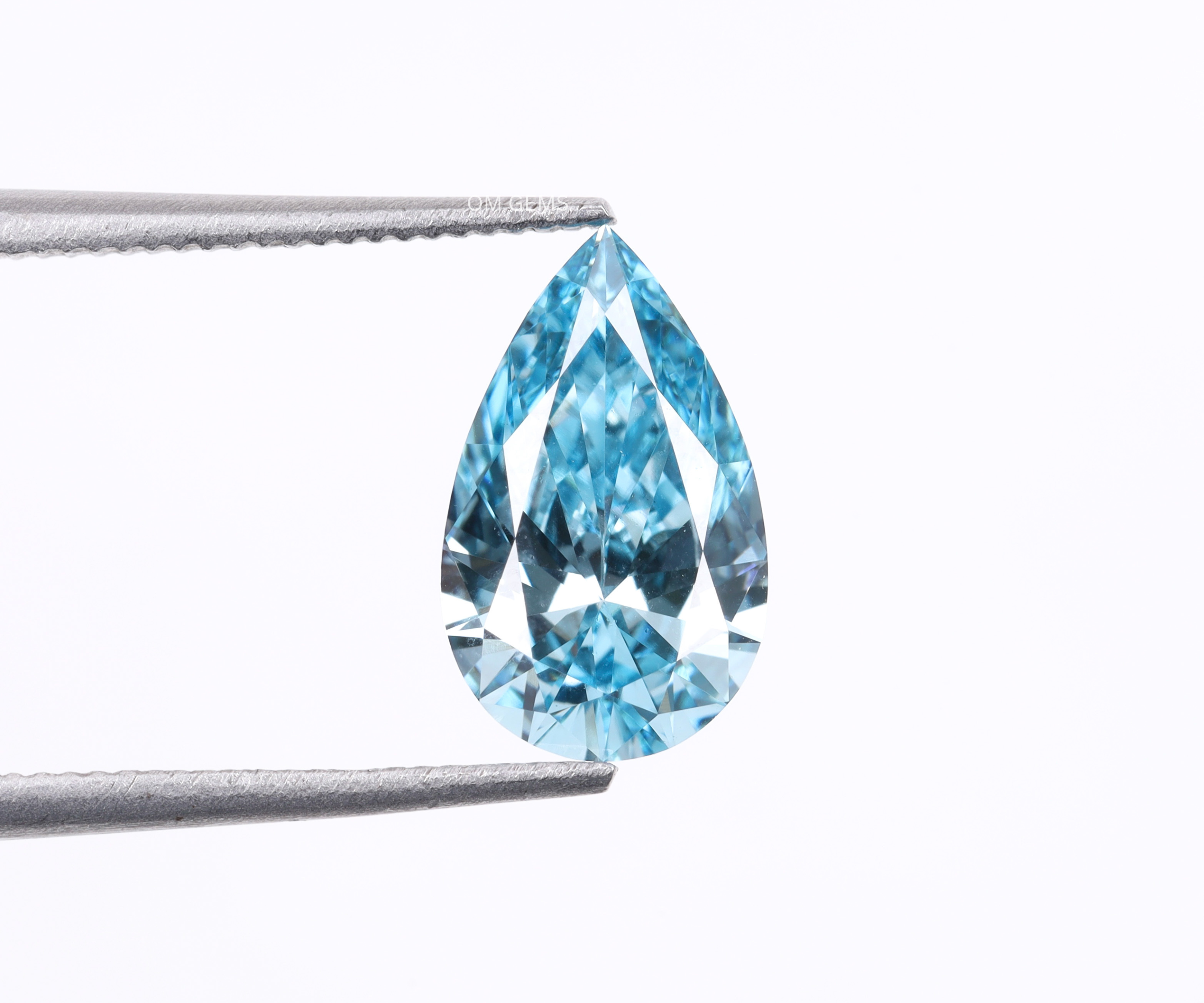 Fancy Blue Pear Lab Grown Diamond