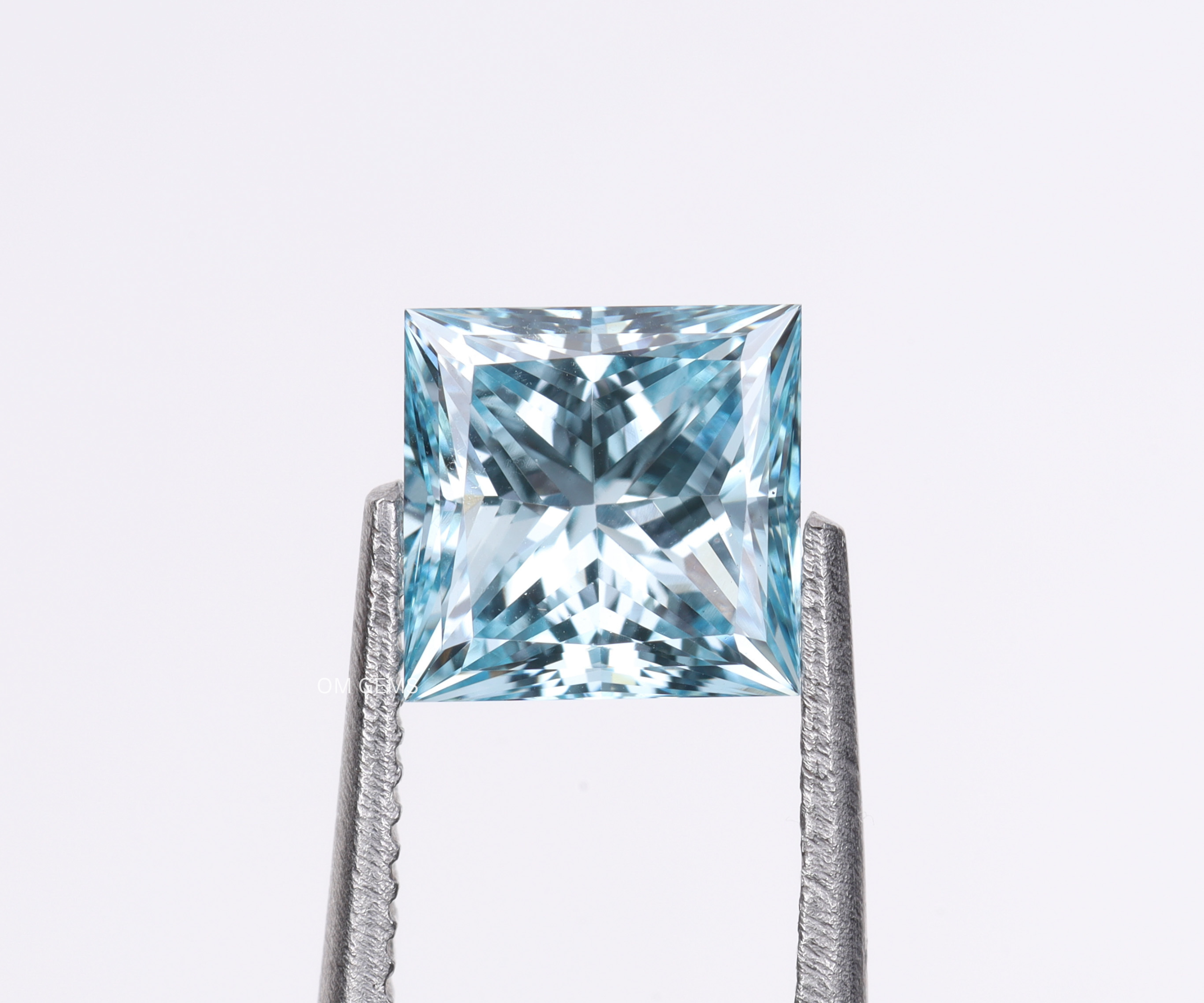 Fancy Blue Princess Cut Lab Grown Diamond