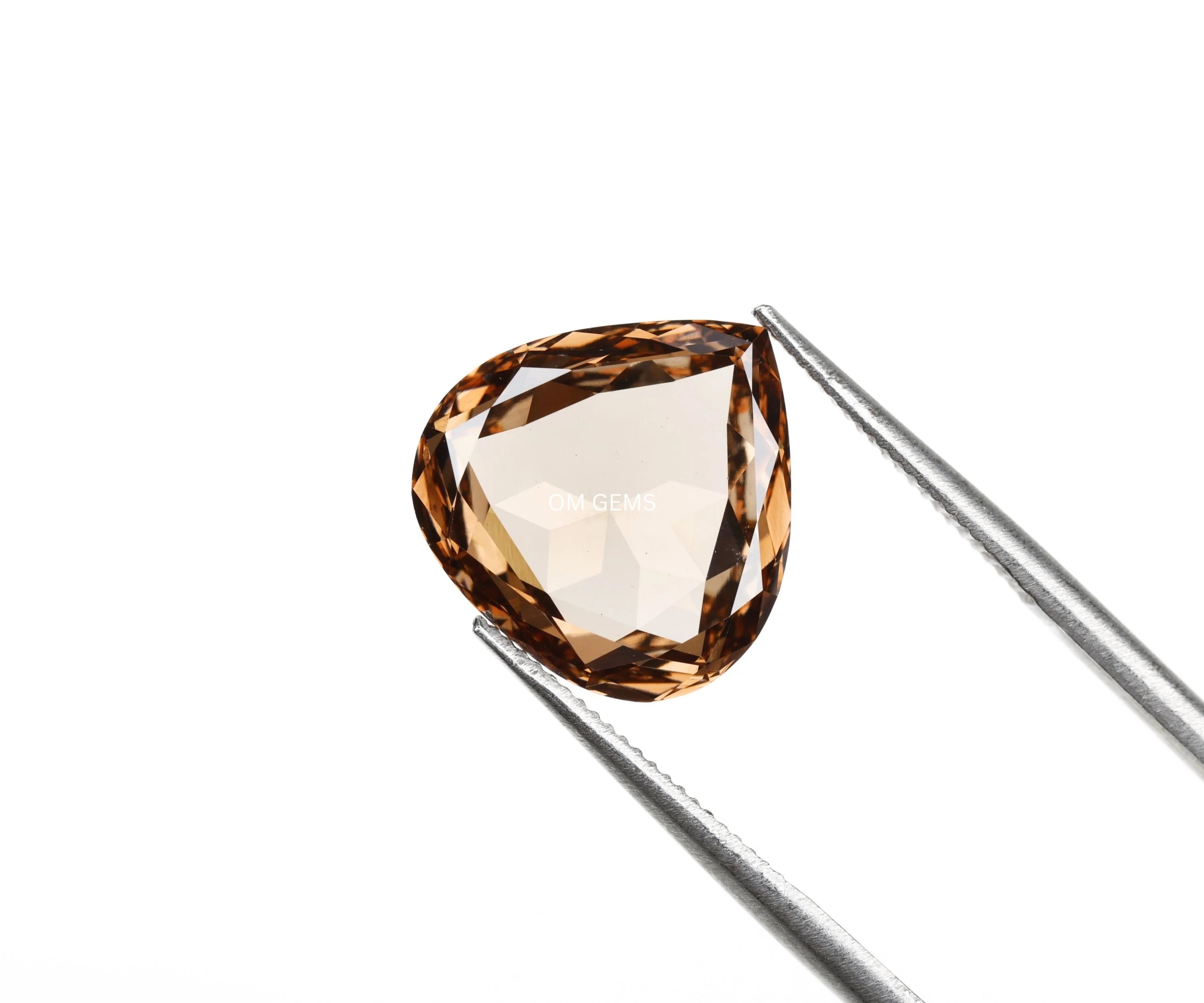 Brown Pear Lab Grown Diamond