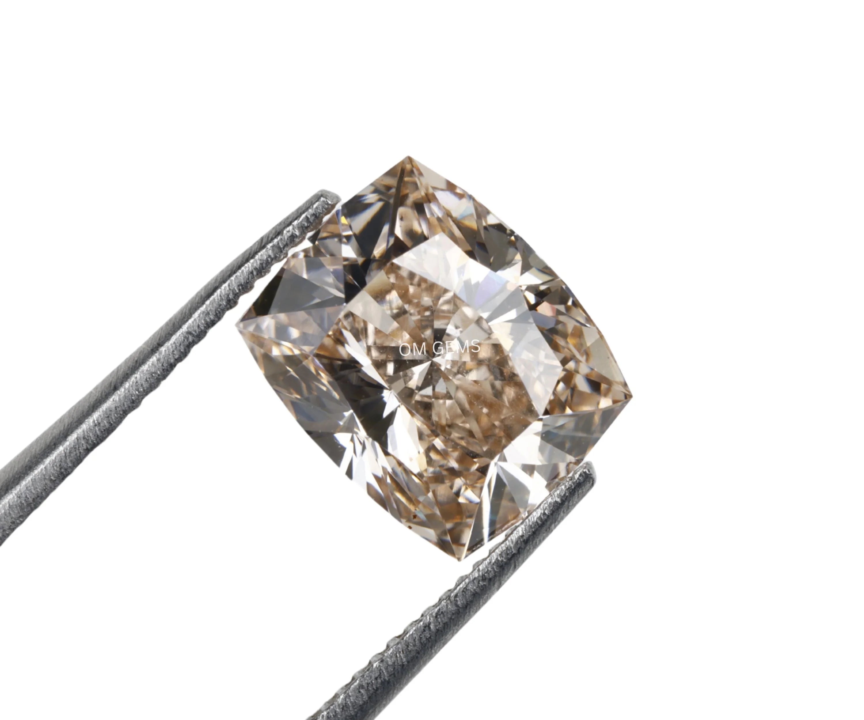 Brown Rectangular Cushion Cut IGI Certified Loose Diamond