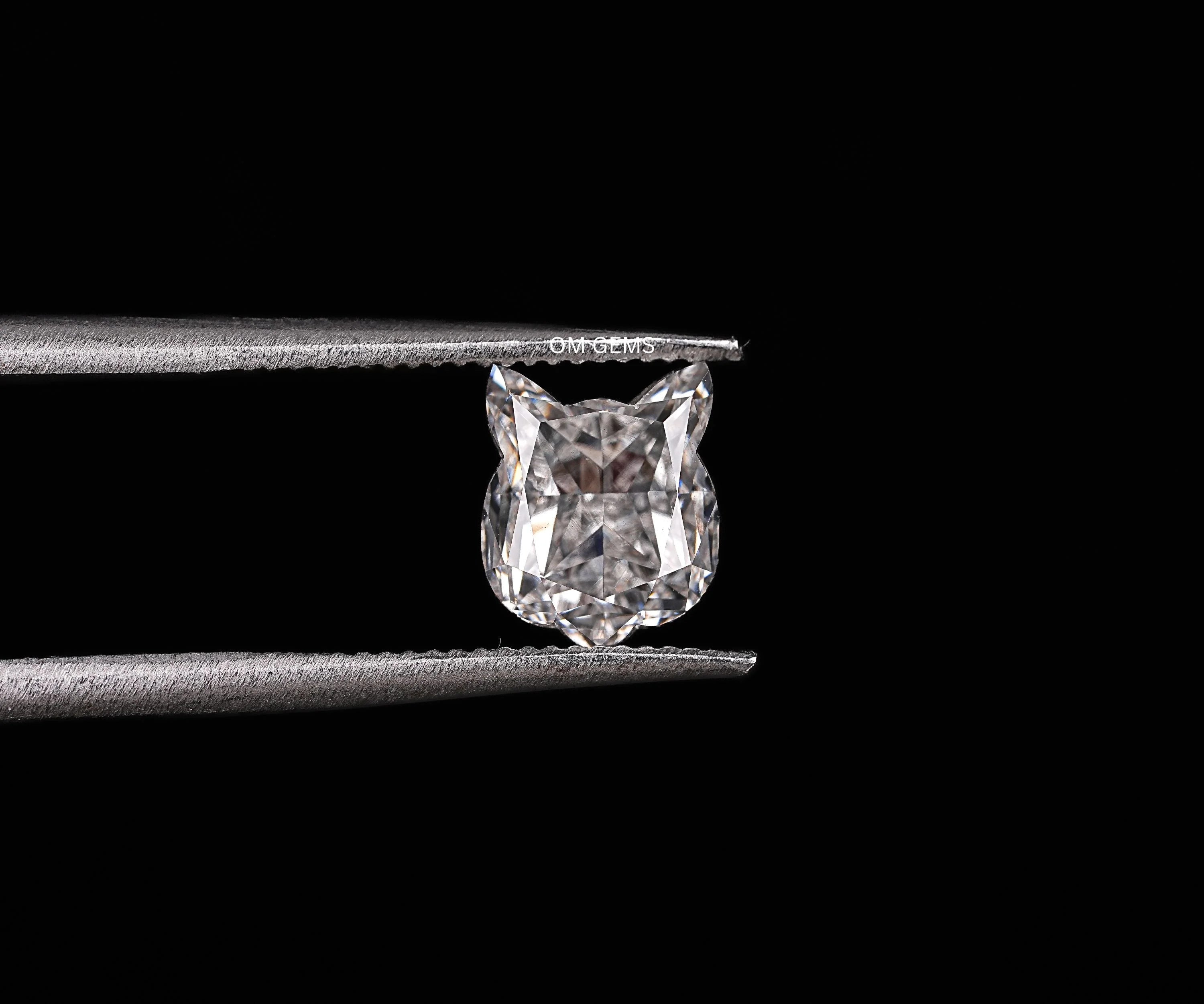 Cat Face Cut Antique Loose Diamond
