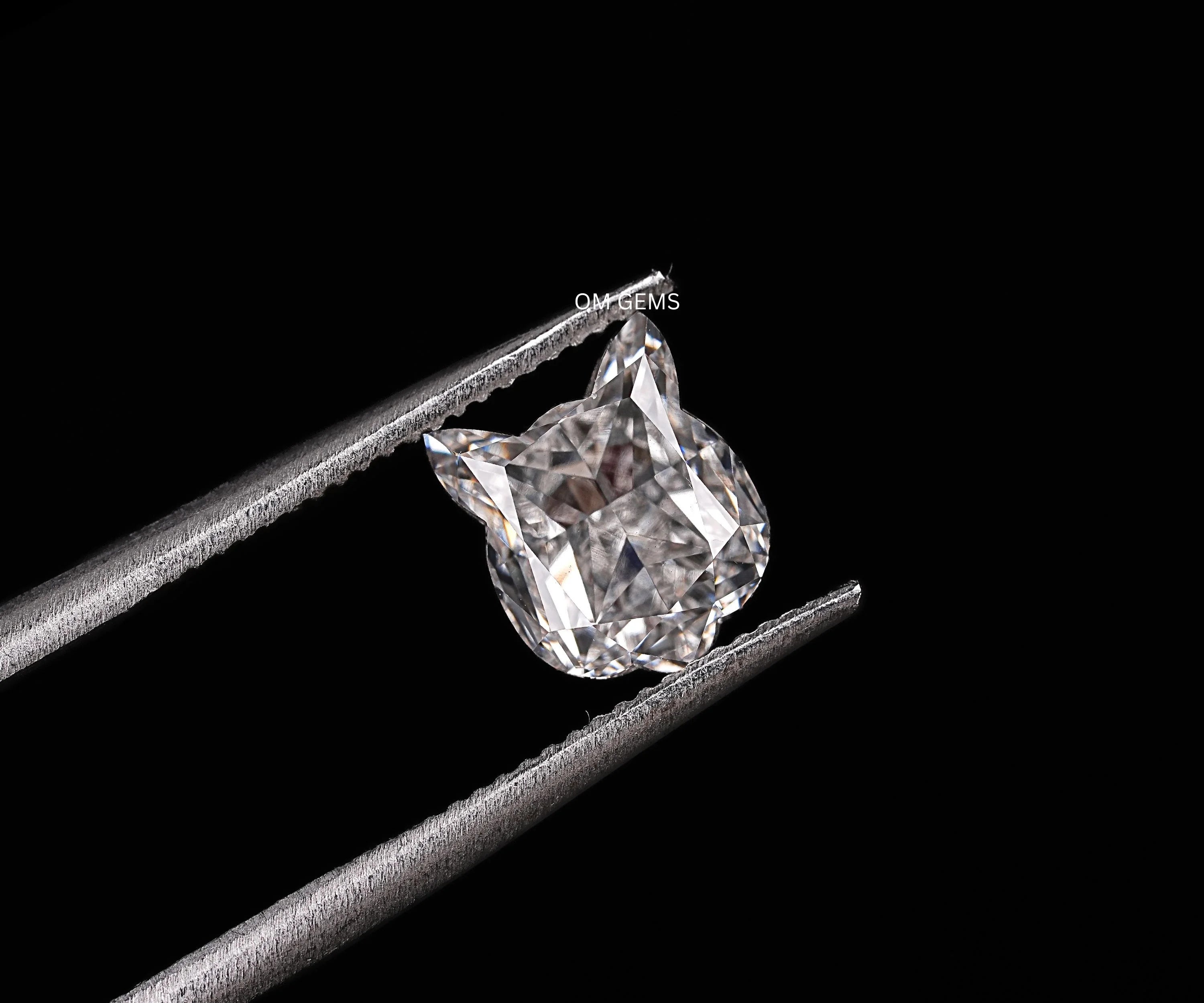 Cat Face Cut Antique Loose Diamond
