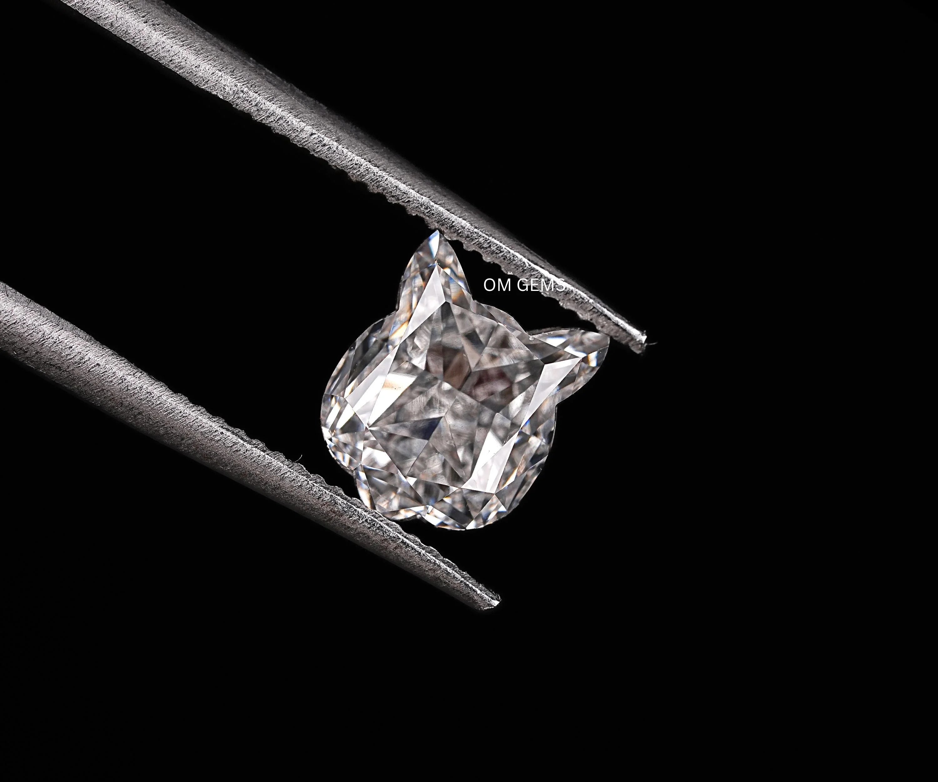 Cat Face Cut Antique Loose Diamond