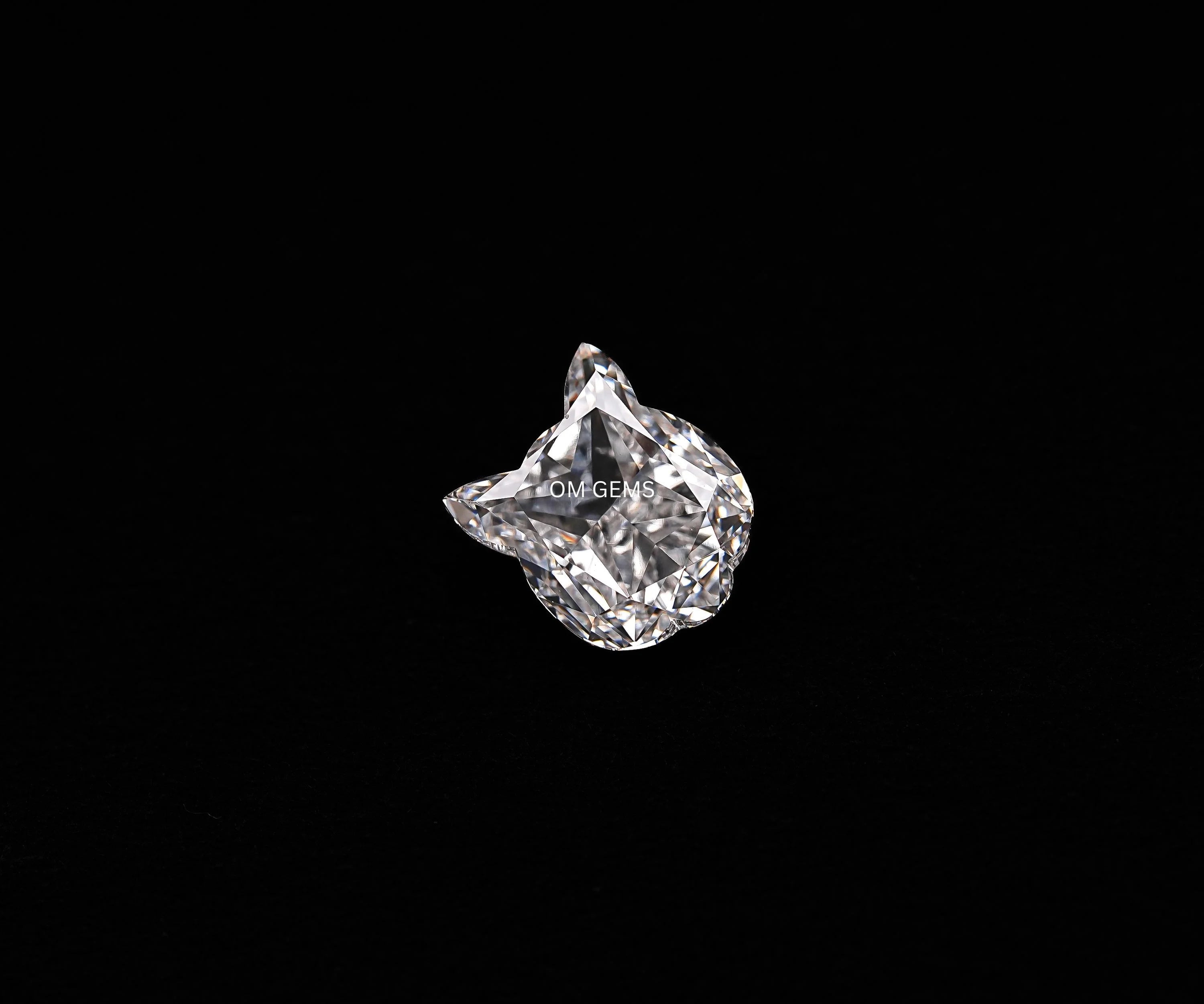 Cat Face Cut Antique Loose Diamond