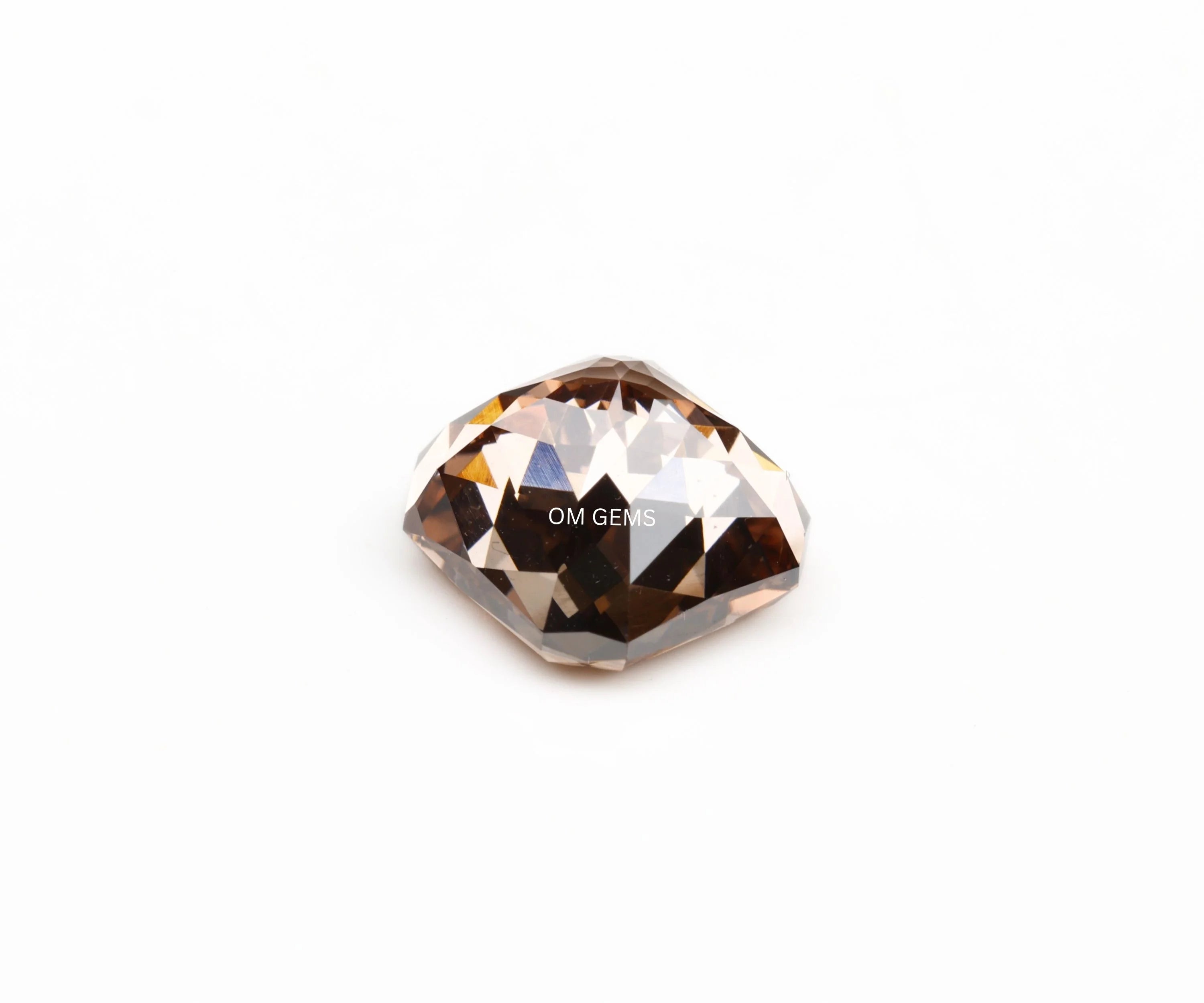 Champagne Asscher Cut Lab Grown Diamond