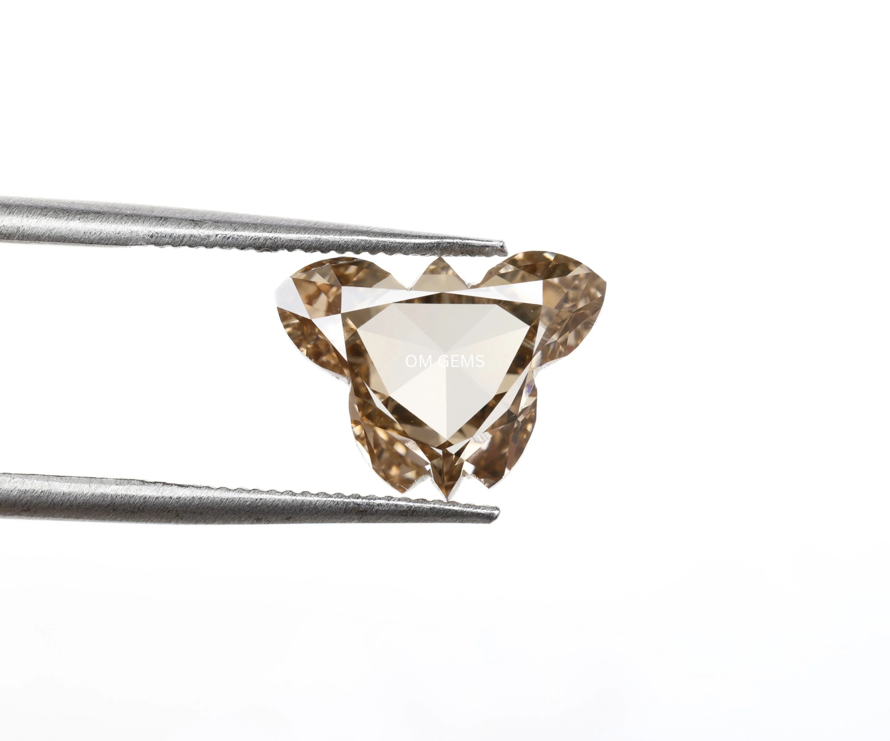 Champagne Butterfly Shape Lab Diamond