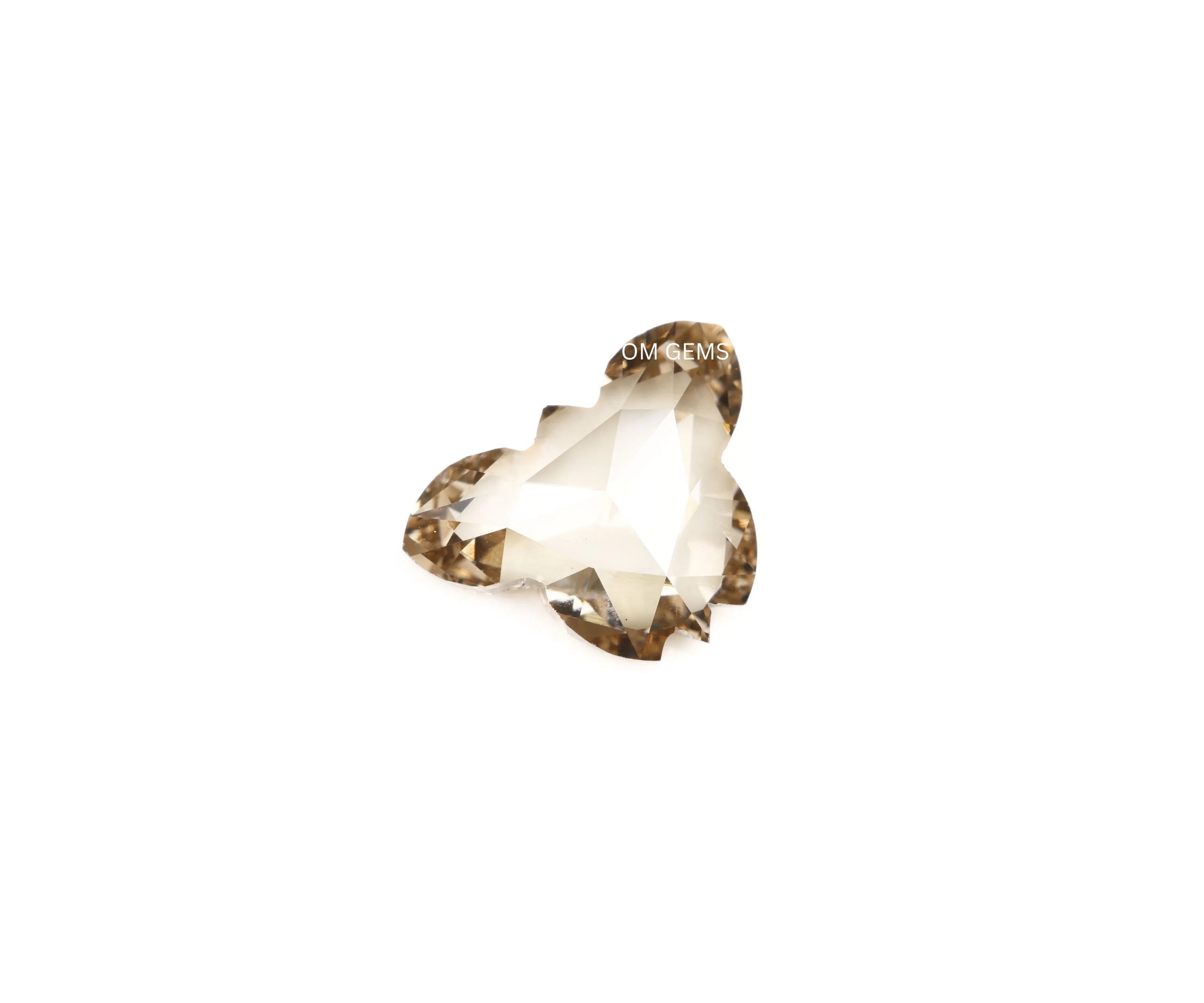 Champagne Butterfly Shape Lab Diamond