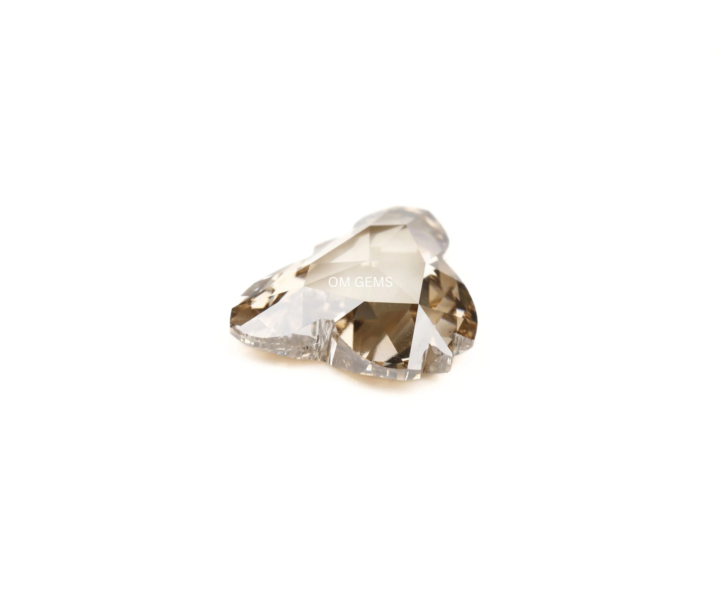 Champagne Butterfly Shape Lab Diamond