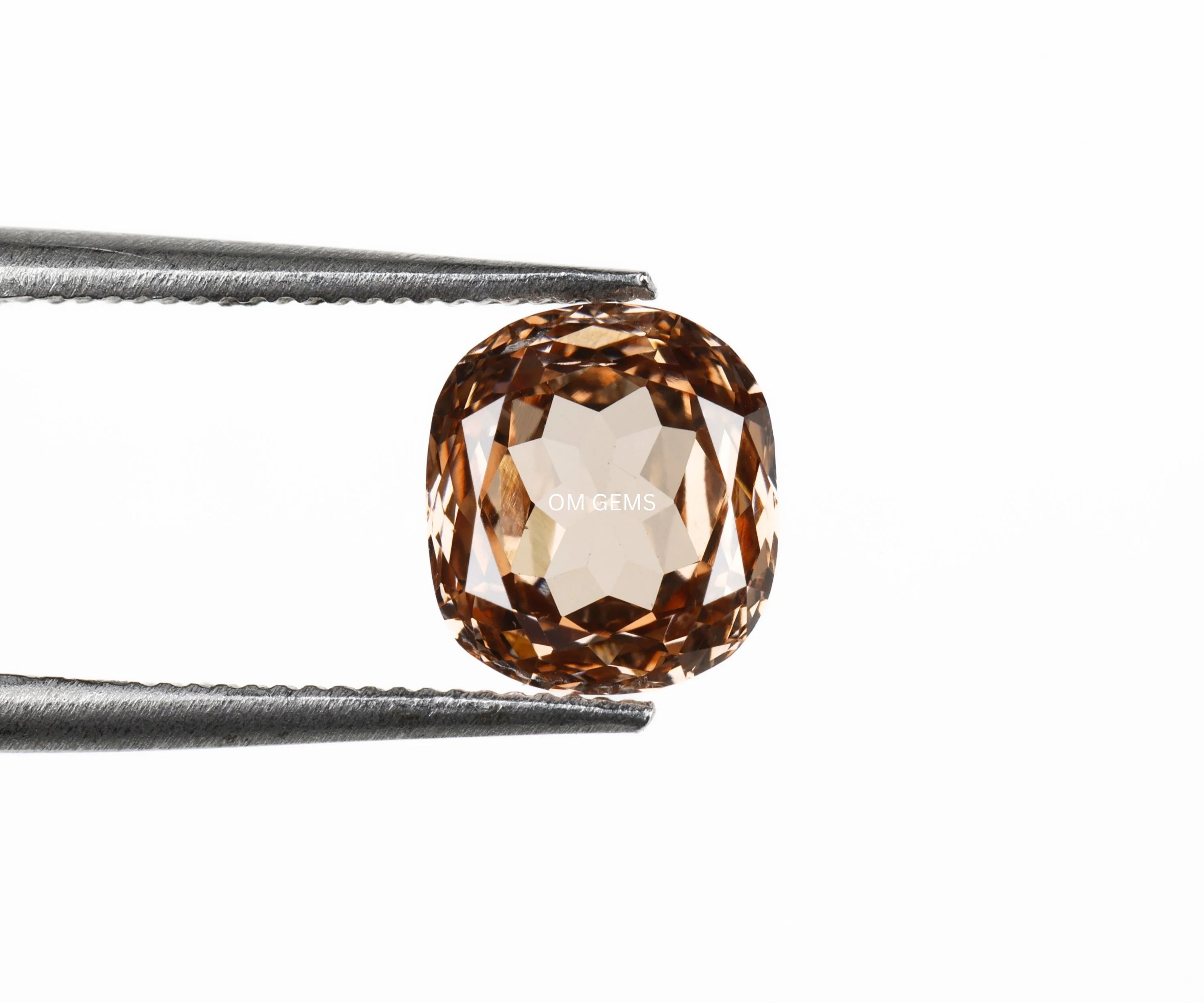 Champagne Cushion Cut Lab Grown Diamond