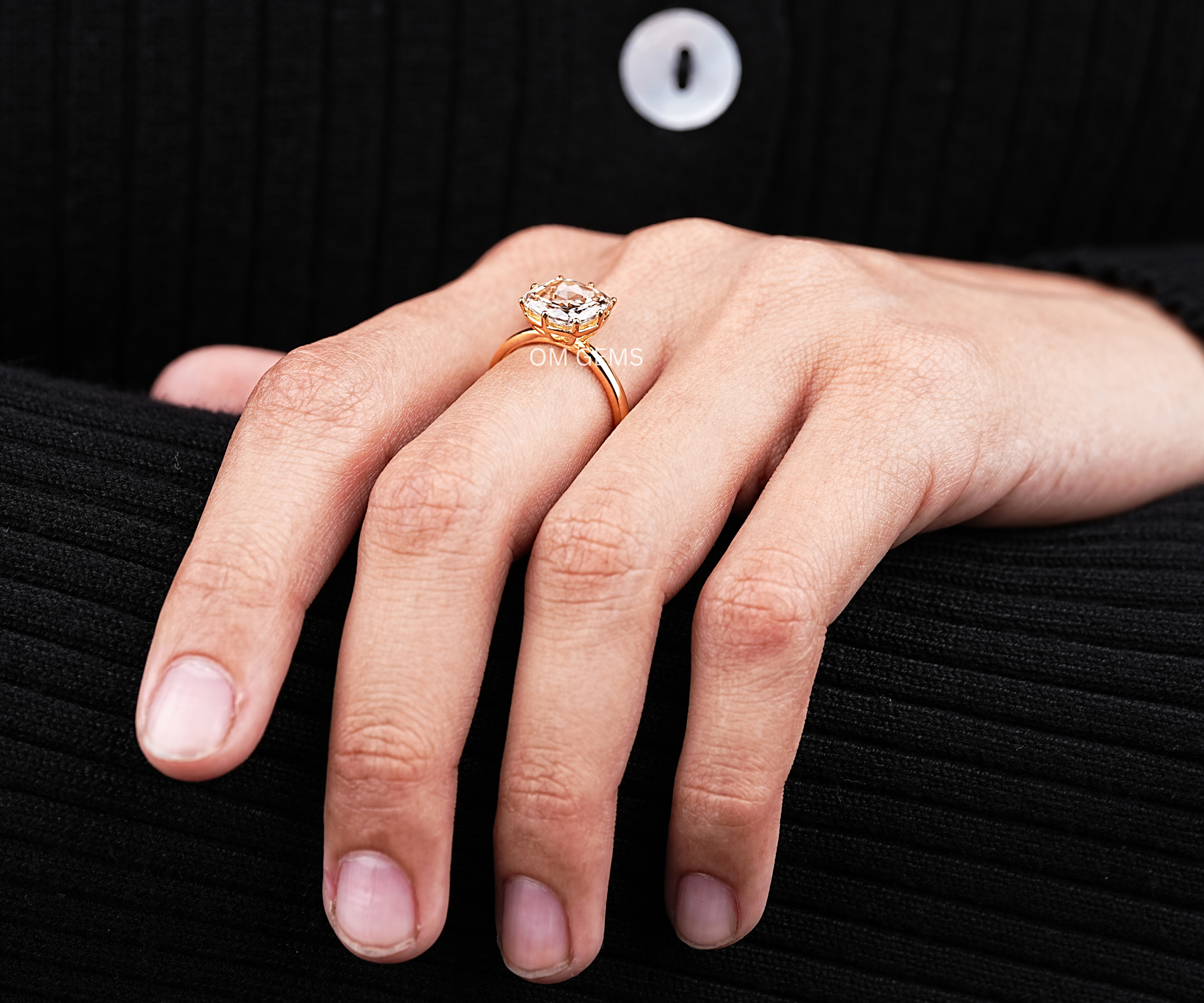 Cushion Cut Diamond Engagement Ring