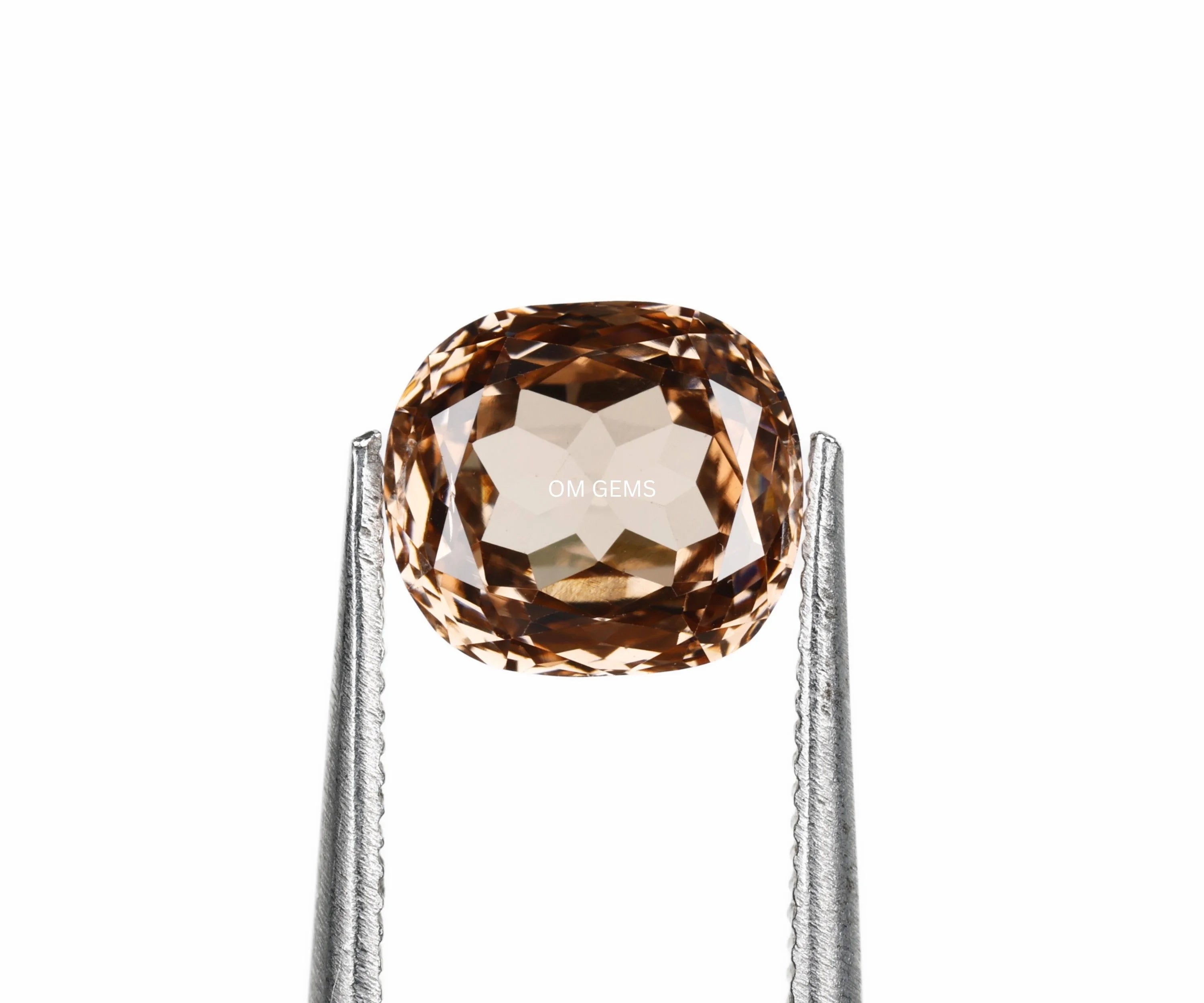 Champagne Cushion Cut Lab Grown Diamond
