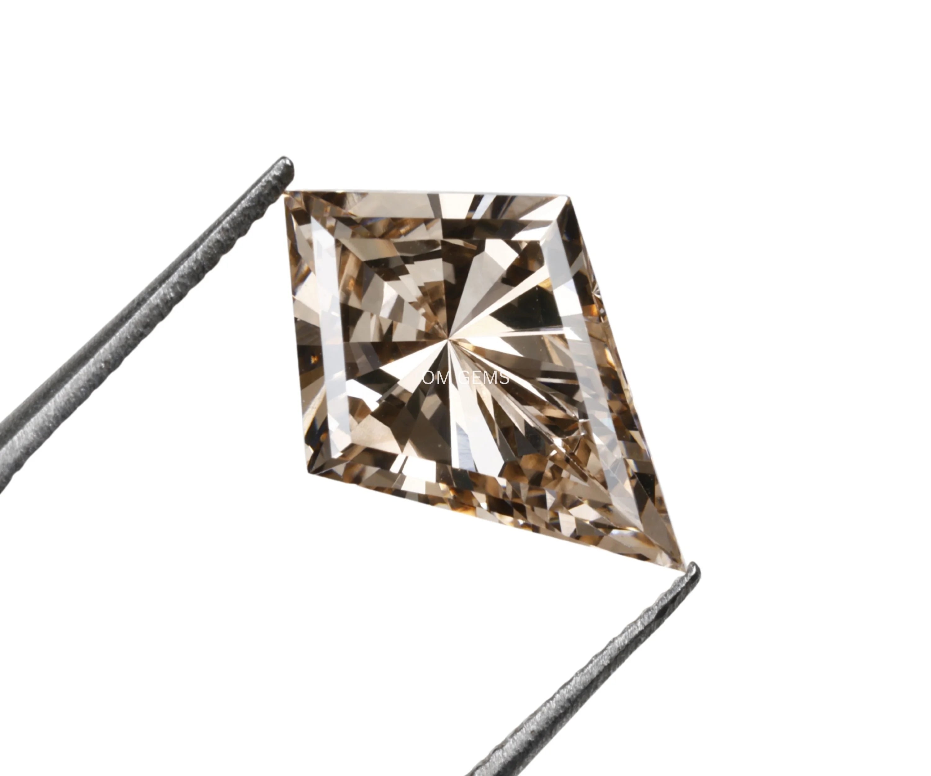 Champagne Diamond Kite Cut Lab Loose Diamond