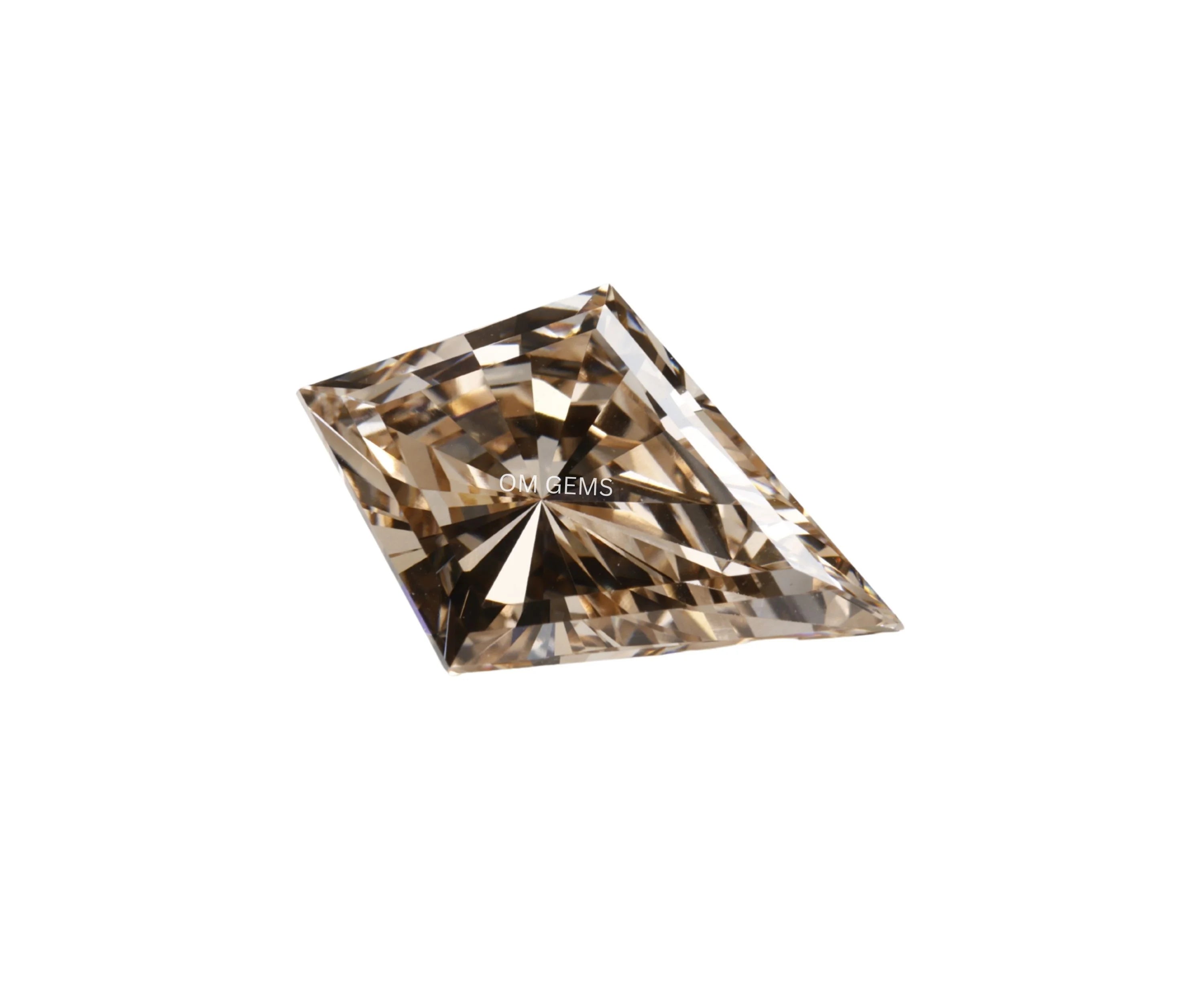Champagne Diamond Kite Cut Lab Loose Diamond