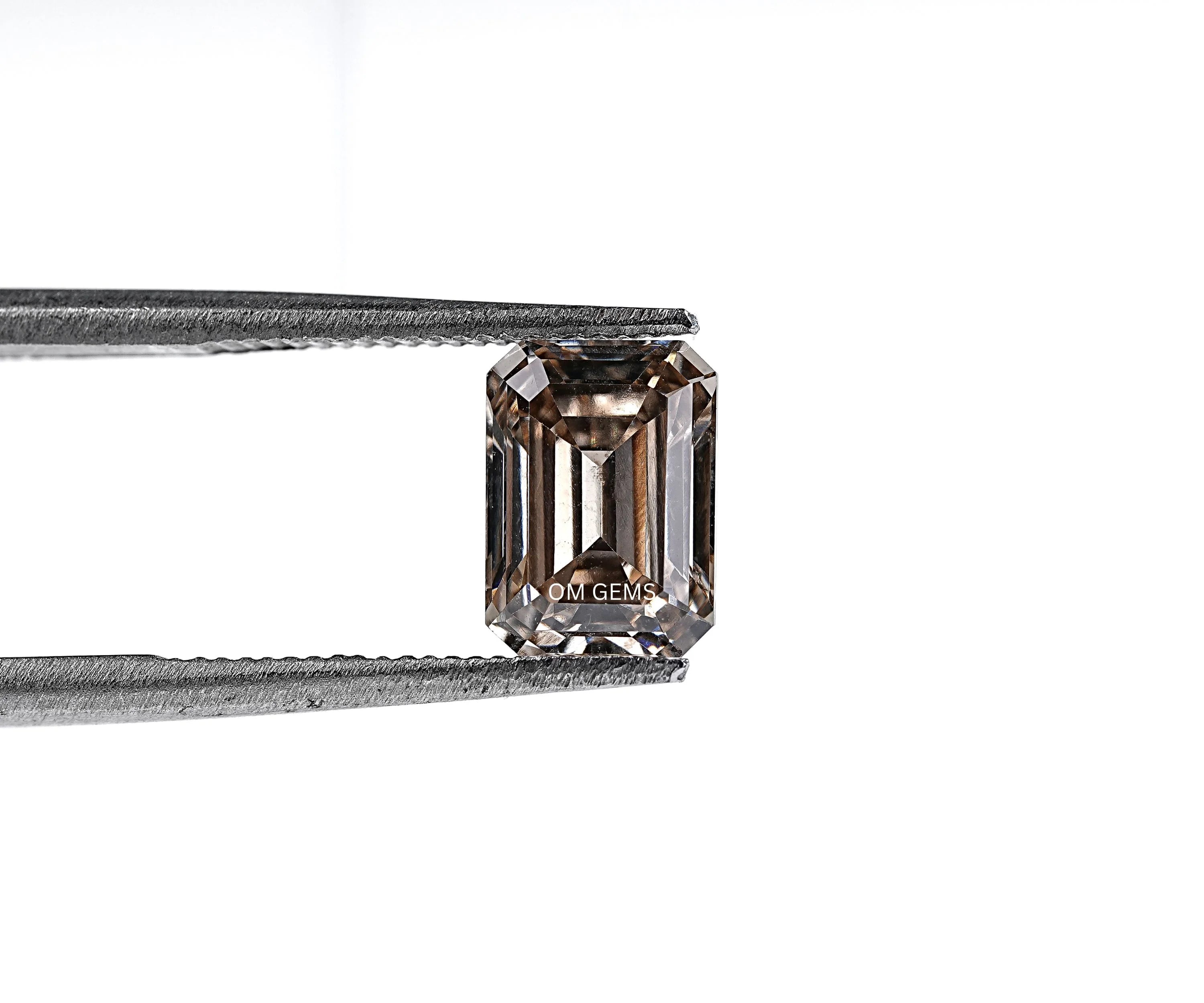 Champagne Emerald Shape Lab Diamond