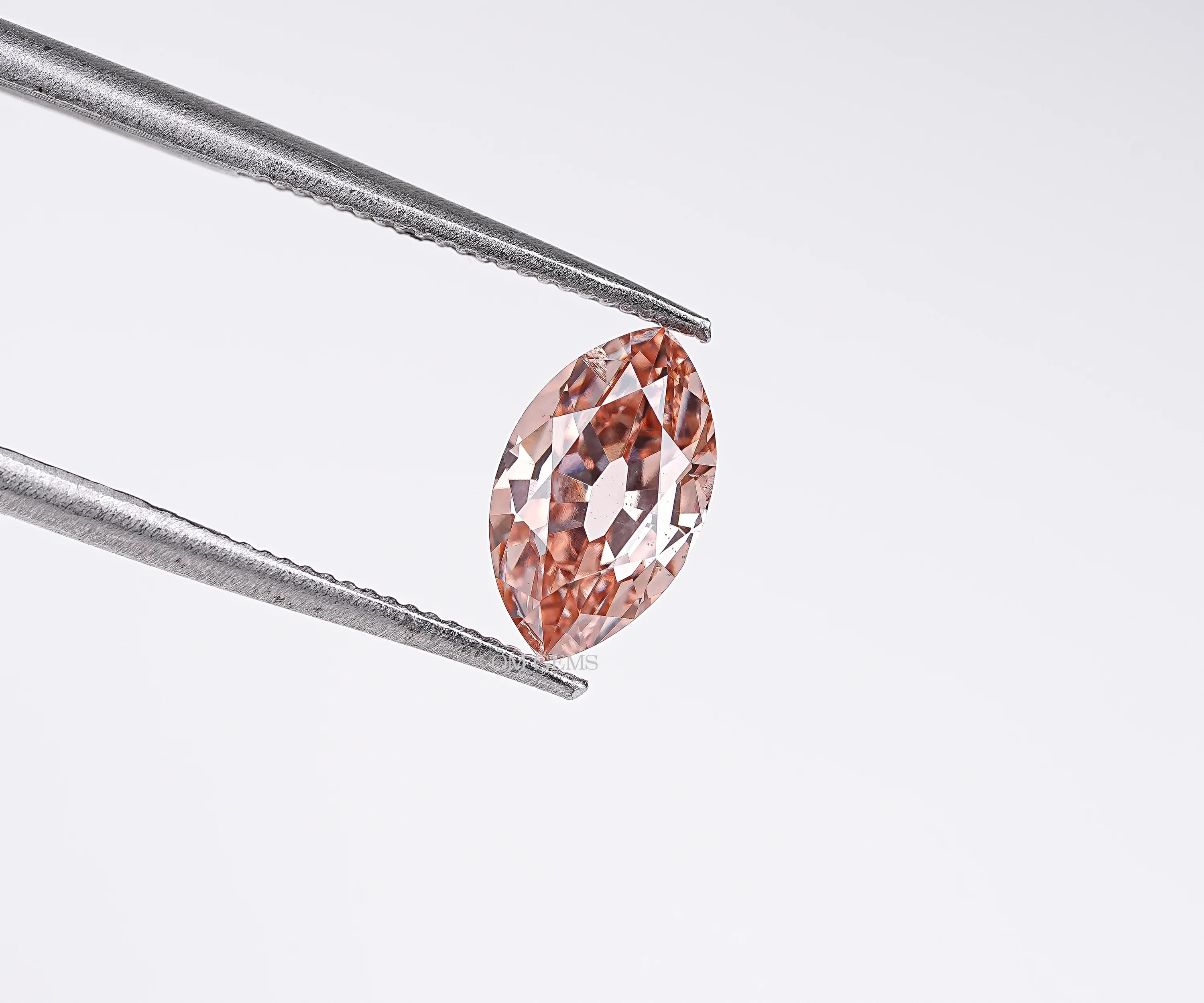 Champagne Marquise Cut Lab Grown Loose Diamond