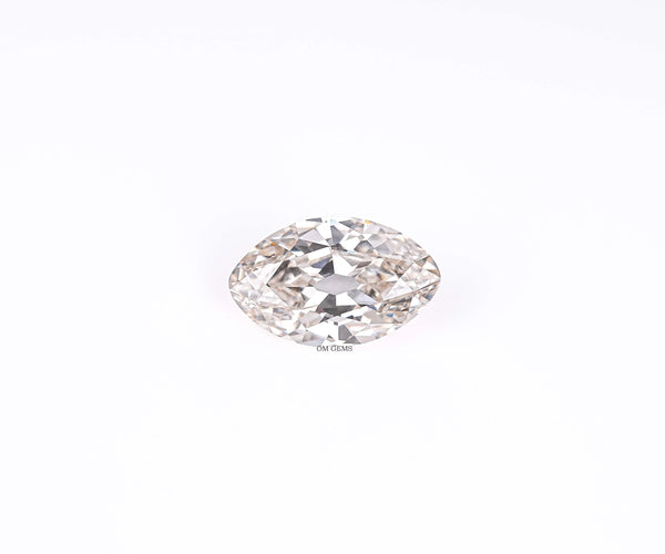 2.18 Carat Marquise Cut Lab Grown CVD Diamond Fancy Champagne Color VVS2 Clarity
