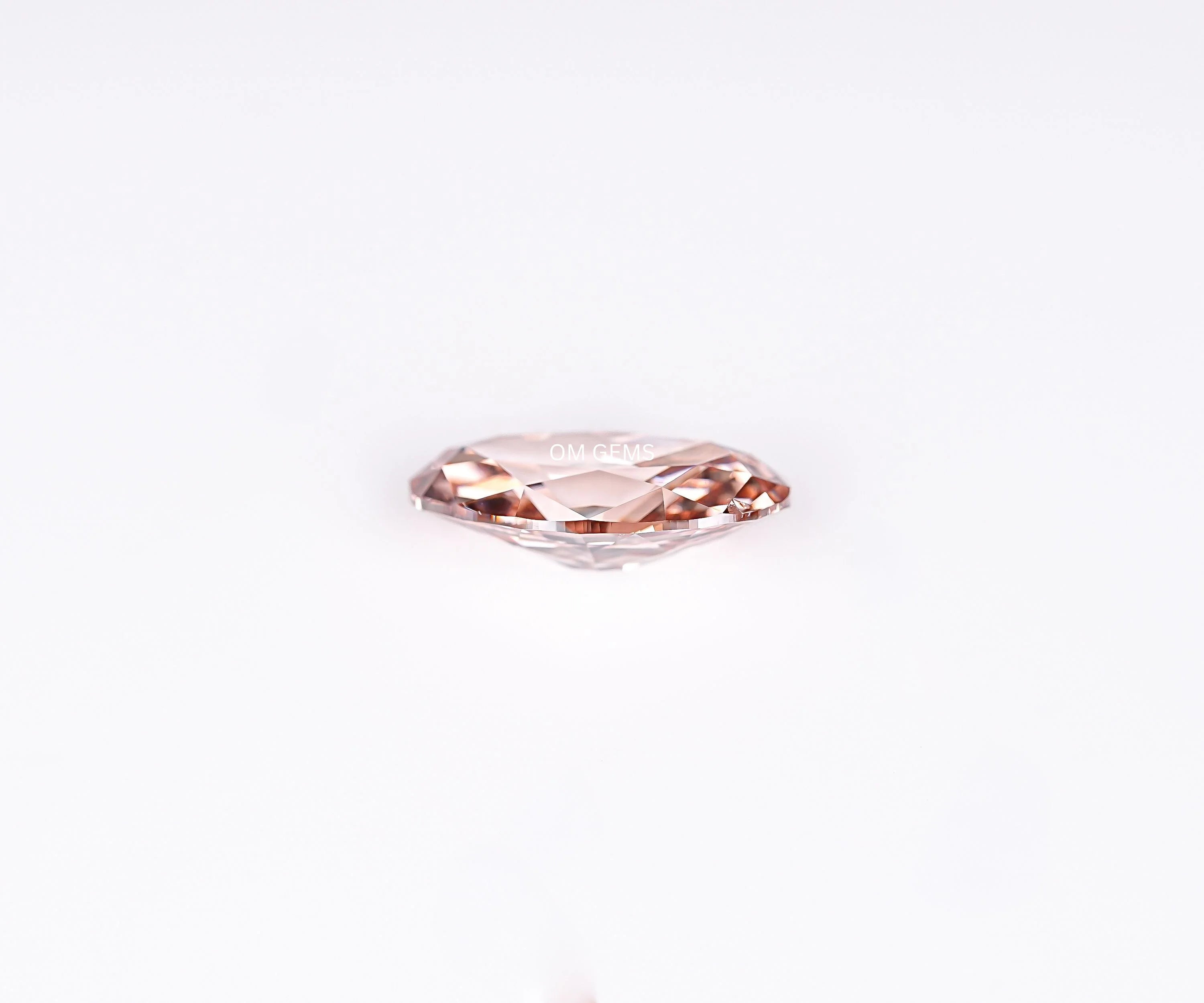 Champagne Old Mine Oval Cut Lab Loose Diamond