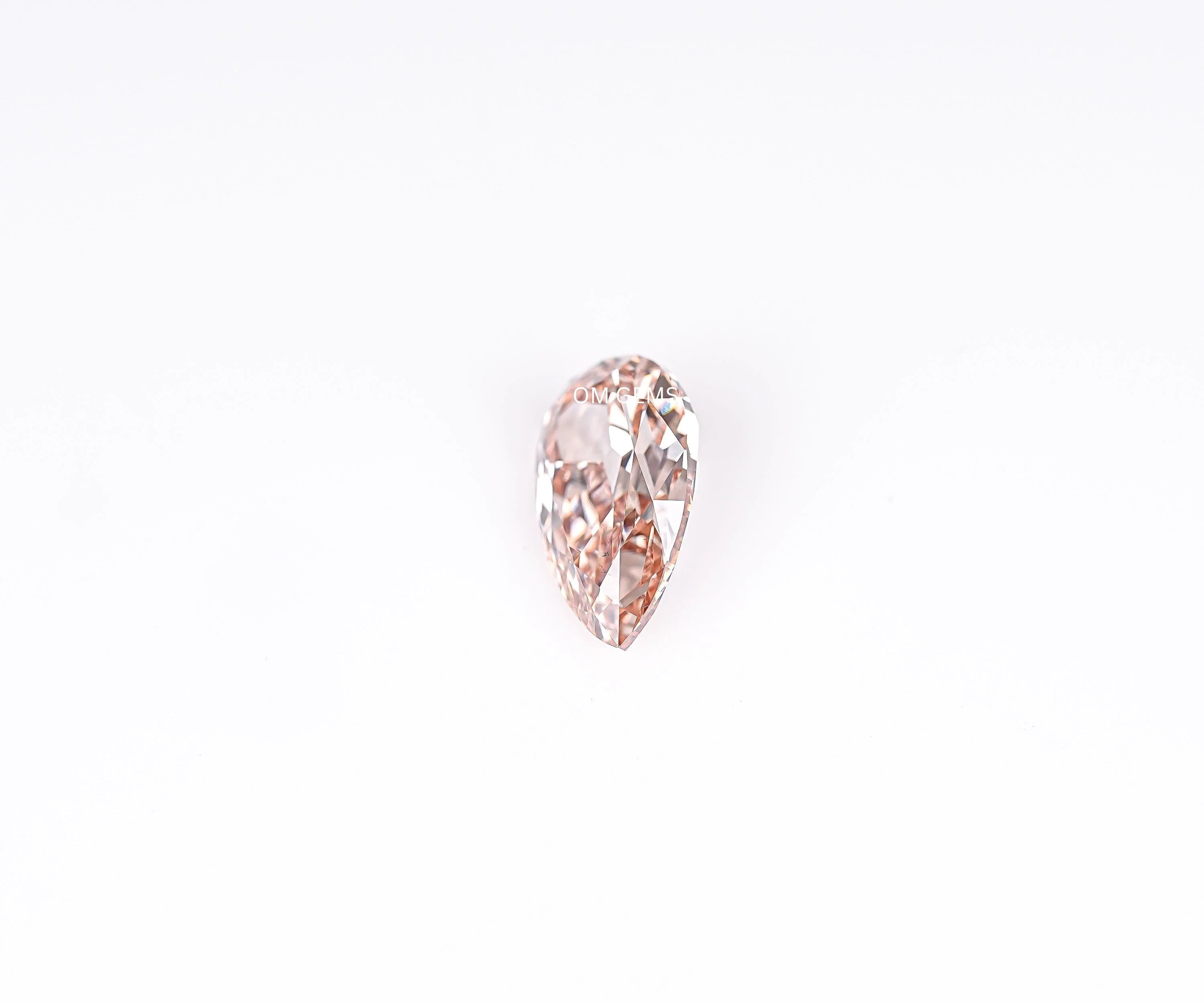 Champagne Pear Cut Lab Grown Diamond Loose