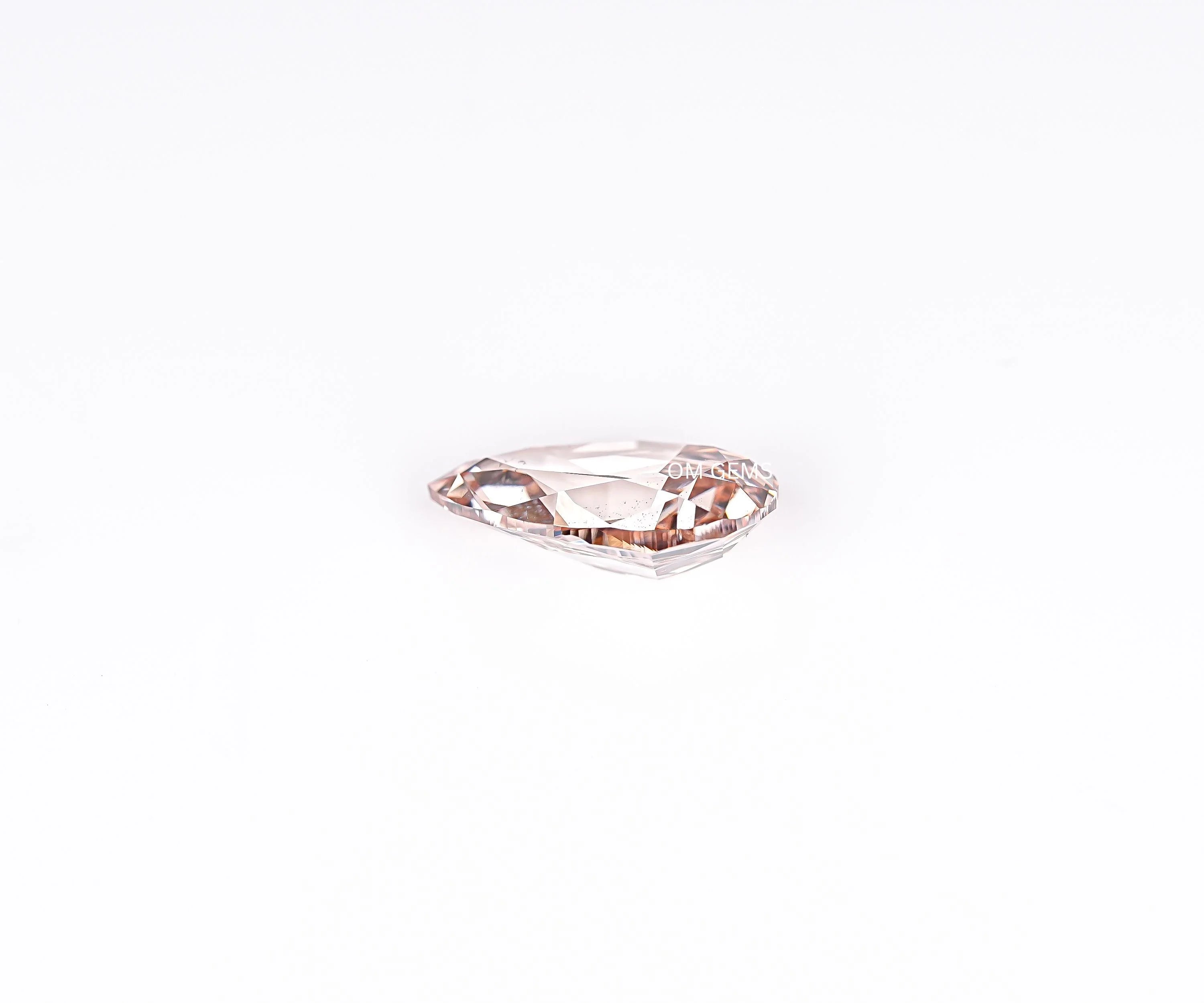 Champagne Pear Cut Lab Grown Diamond Loose