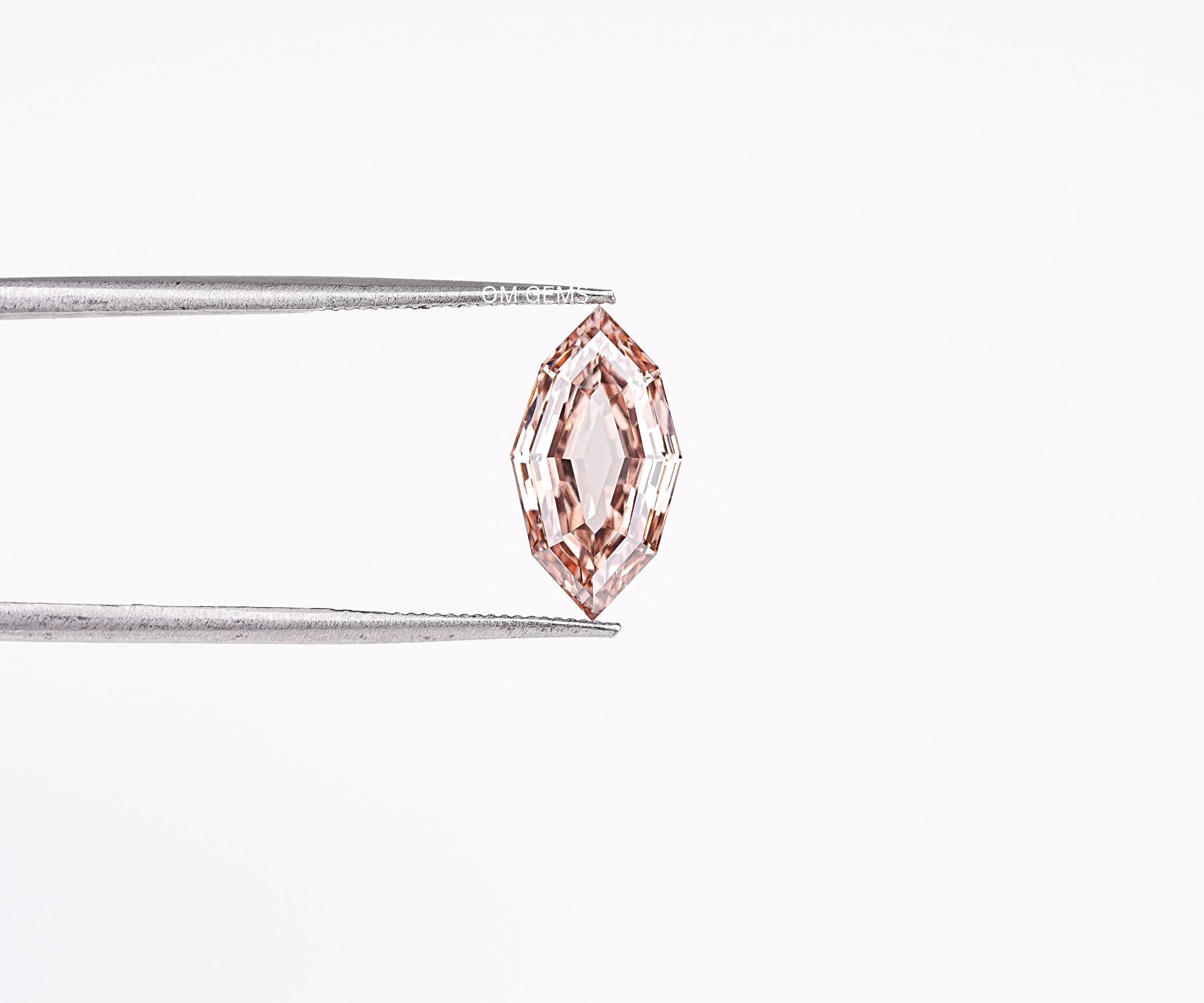 Champagne Step Cut Marquise Lab Loose Diamond