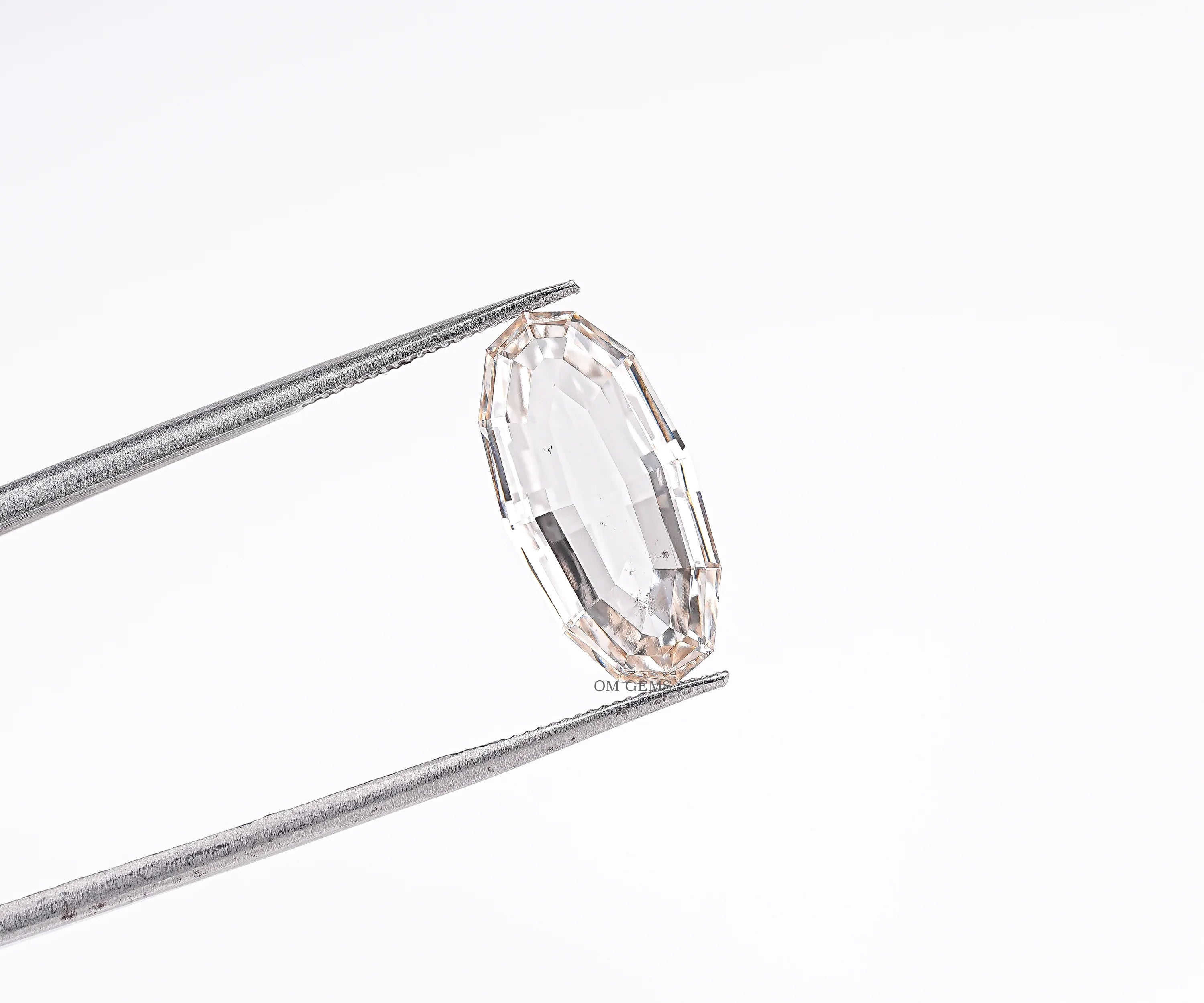 Champagne Step Cut Marquise Lab Grown Diamond Loose