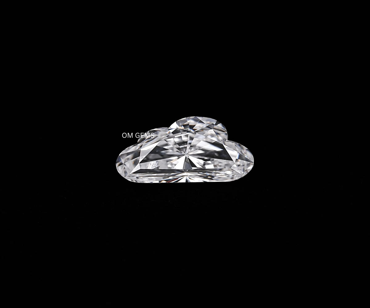 Cloud Shape Brilliant Cut Lab Grown Loose Diamond
