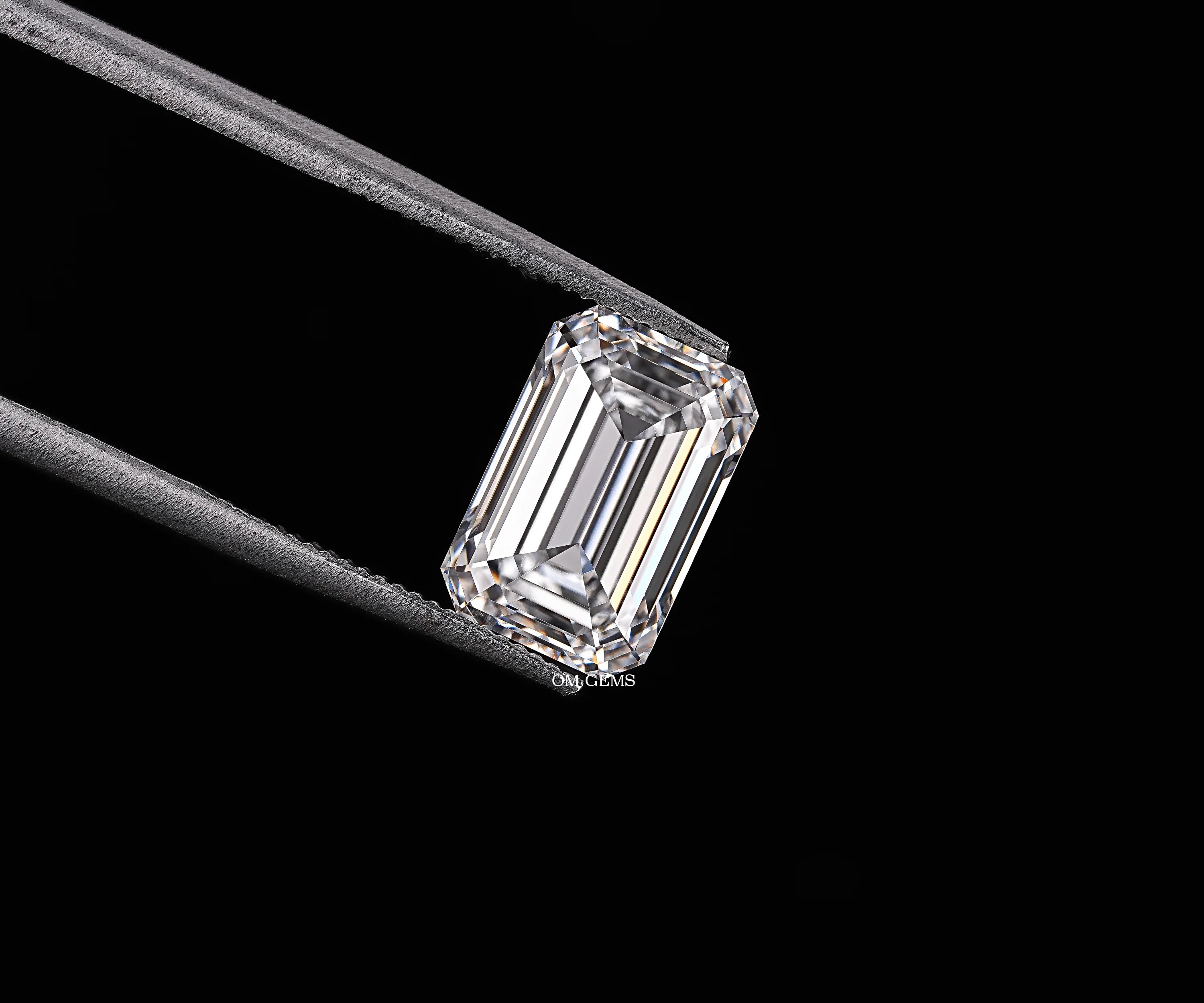 Emerald Shaped Lab Grown Loose Diamond