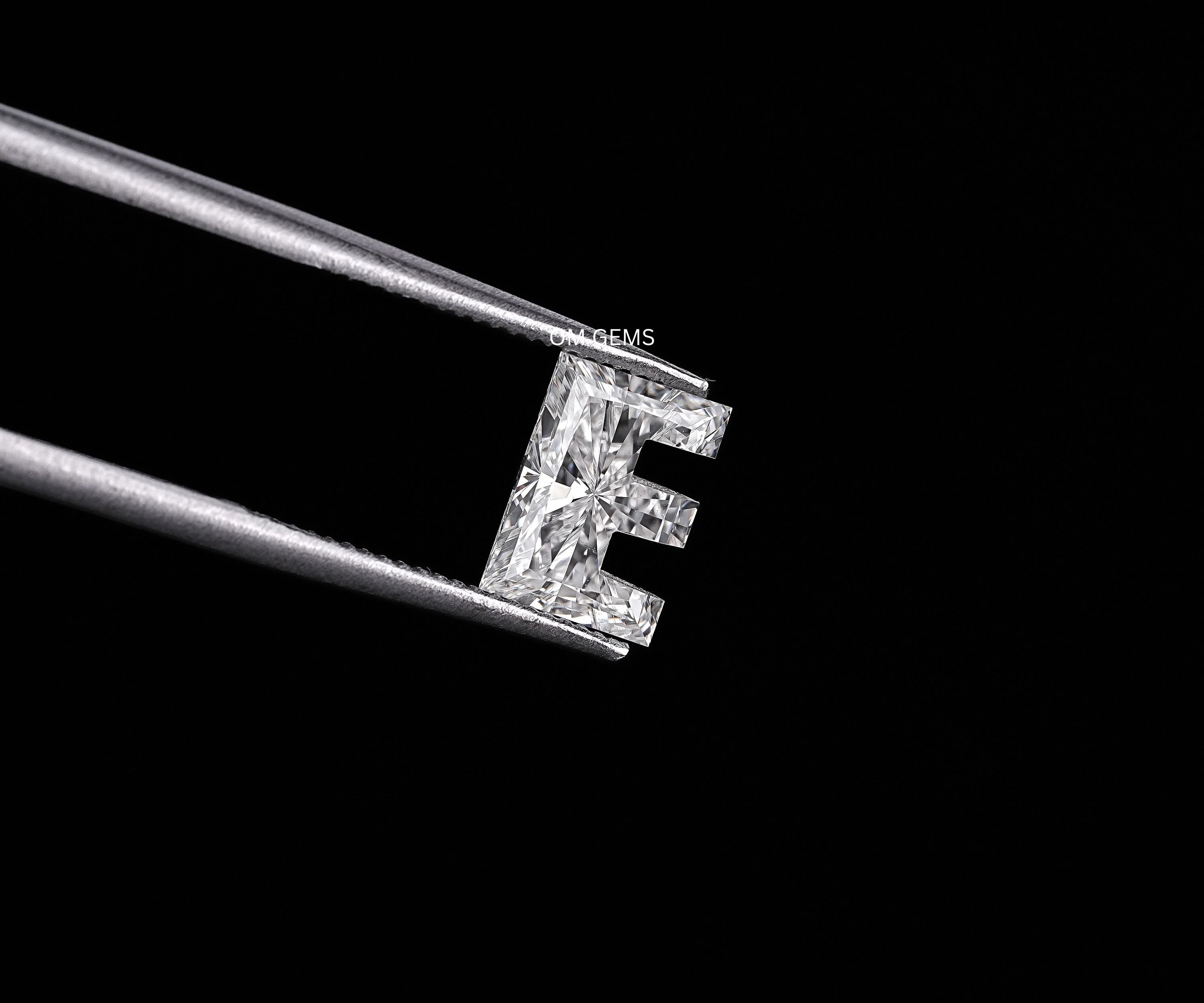 E Alphabet Initial Letter Lab Grown Diamond