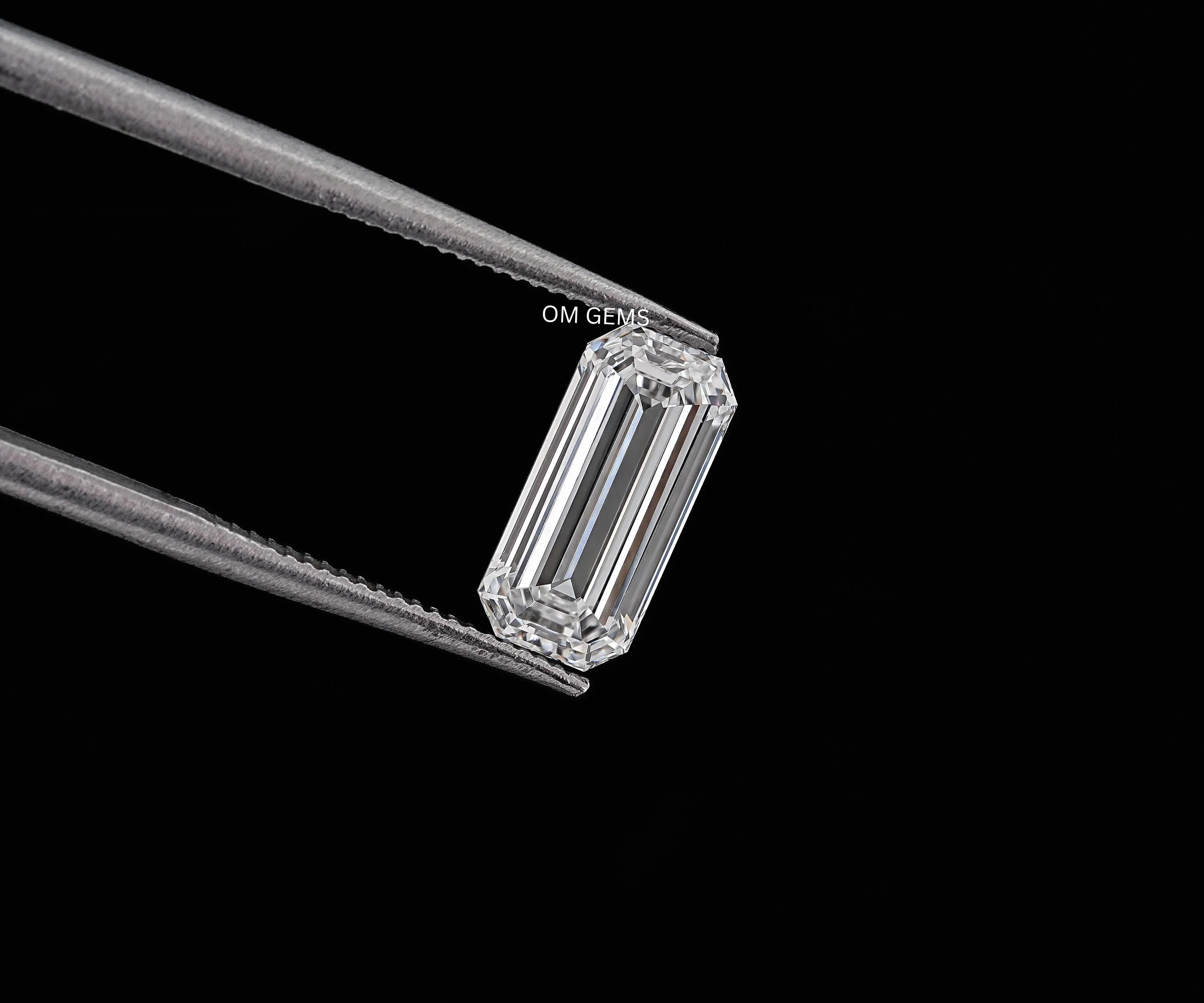 Elongated Emerald Cut Lab Diamond
