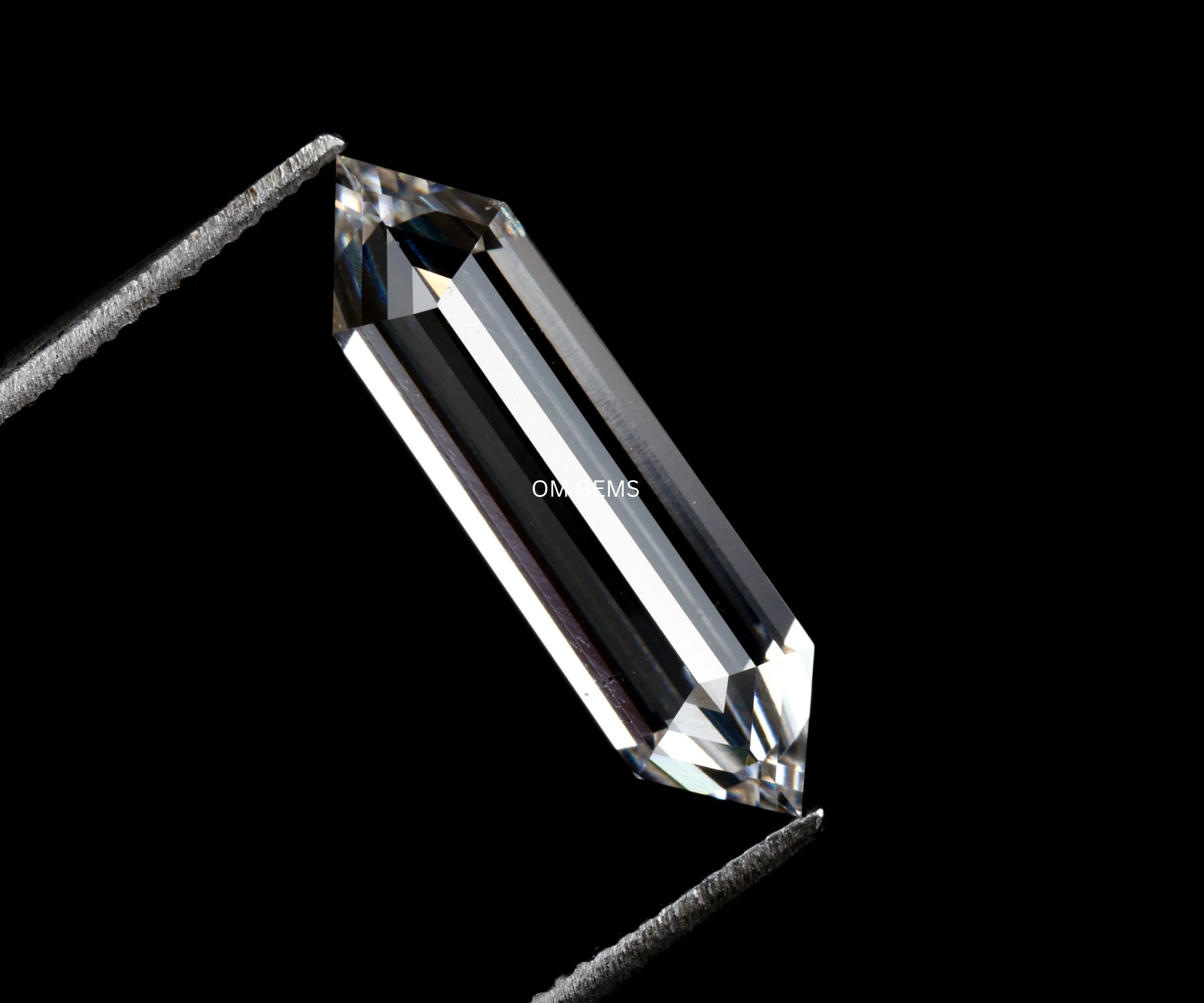 Elongated Hexagon Cut Lab Grown Diamond