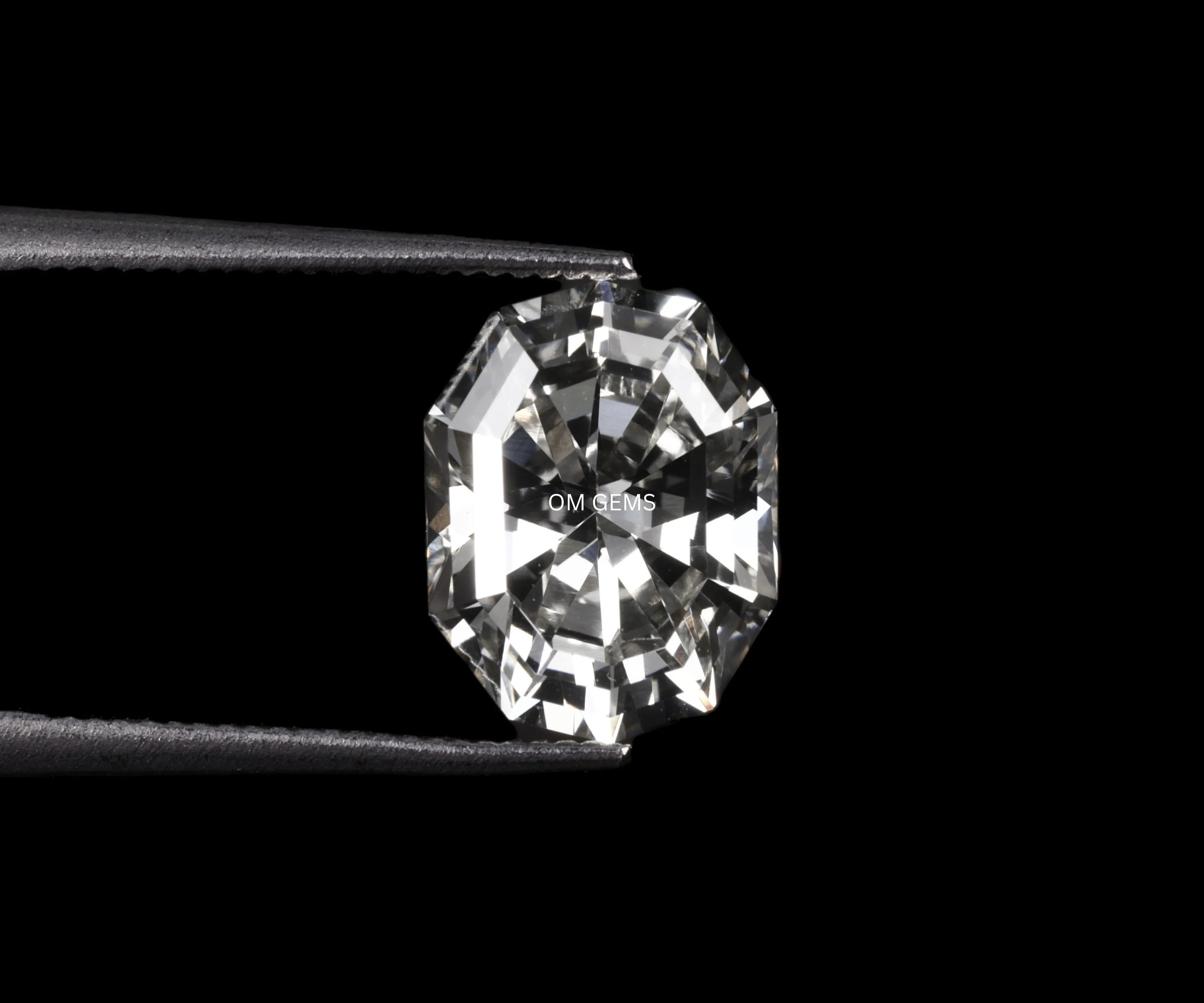 Elongated Octagon Cut Lab Grown Diamond