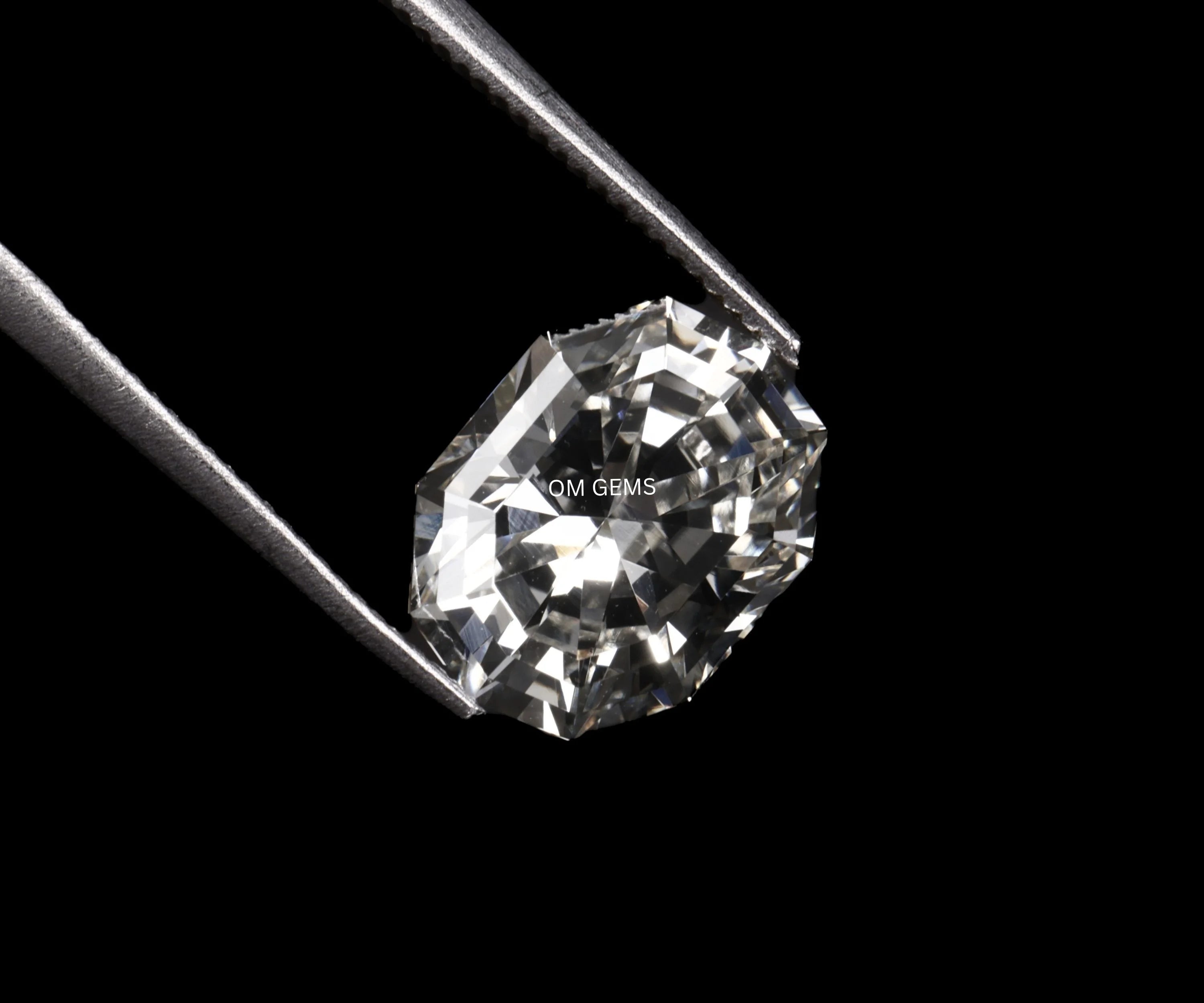 Elongated Octagon Cut Lab Grown Diamond